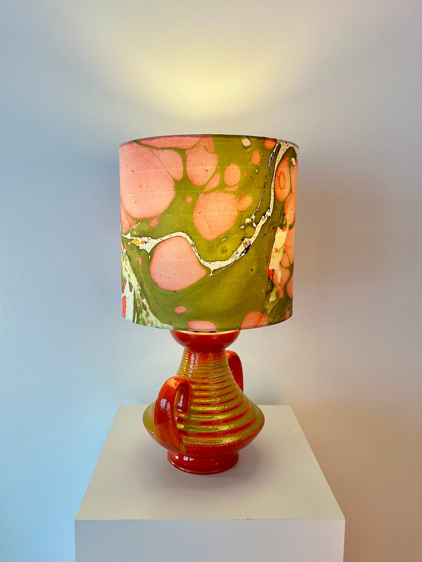 Sculptural Table Lamp from Fohr Vase - West Germany