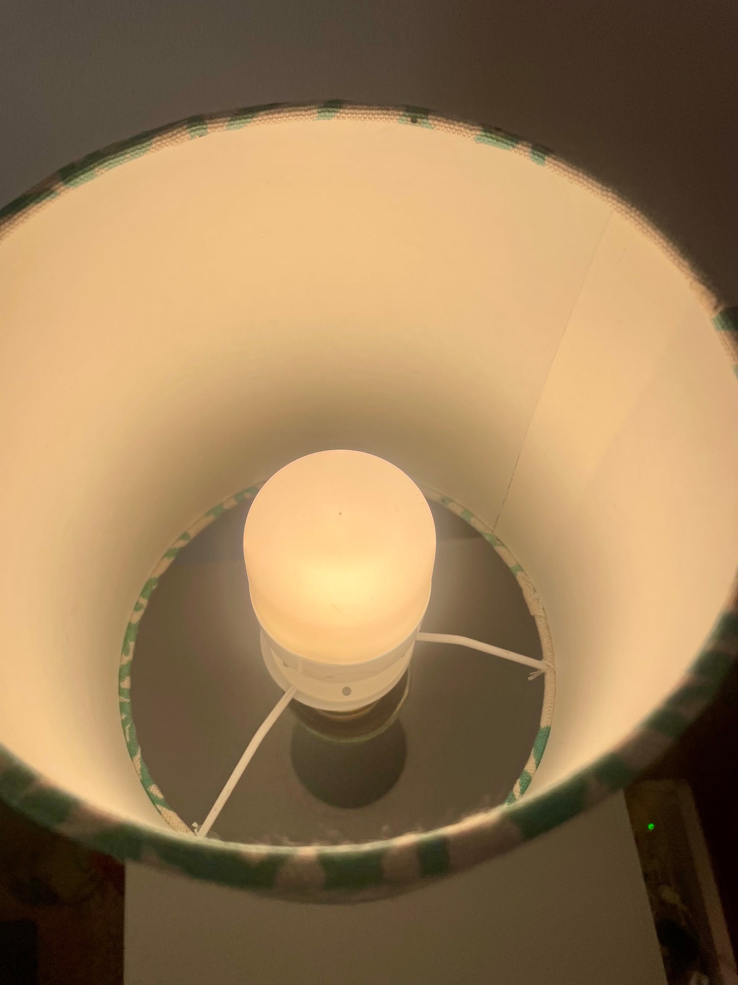 Schmale kabellose Tischlampe von Scheurich 60er Jahre