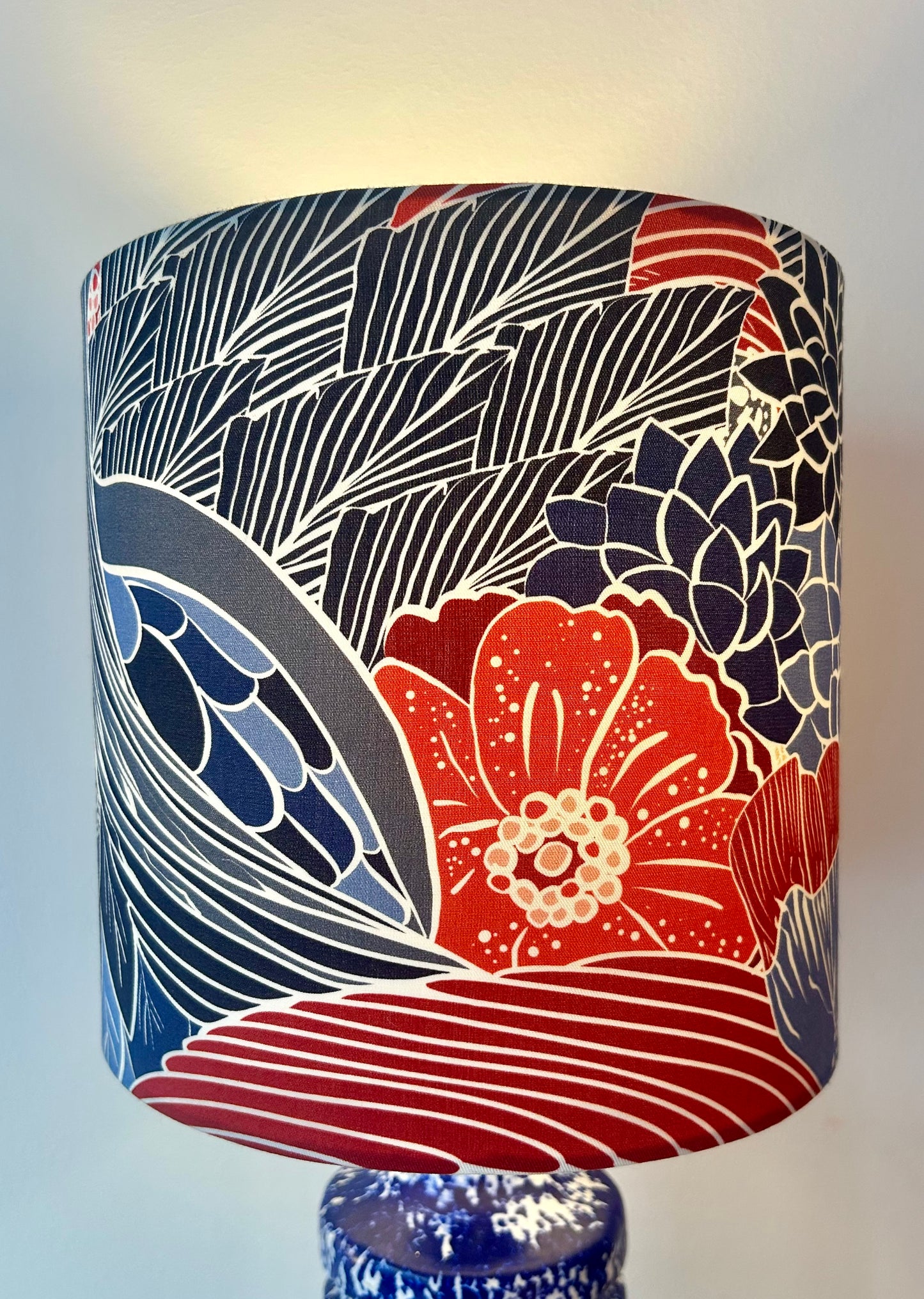Vintage GDR vase as a table lamp