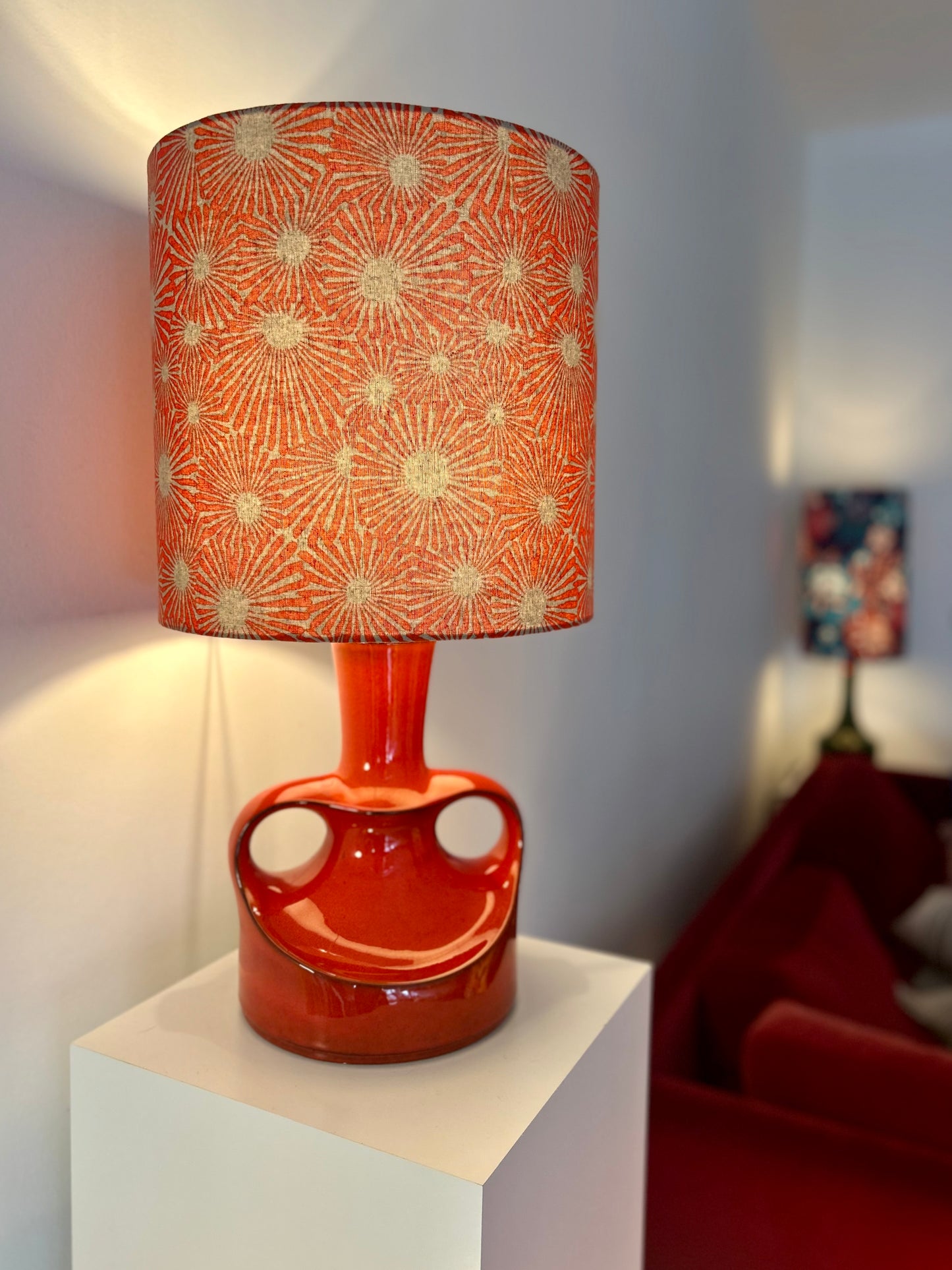 Rare 70s Design Lamp - Goebel - PAN Series - West German Pottery