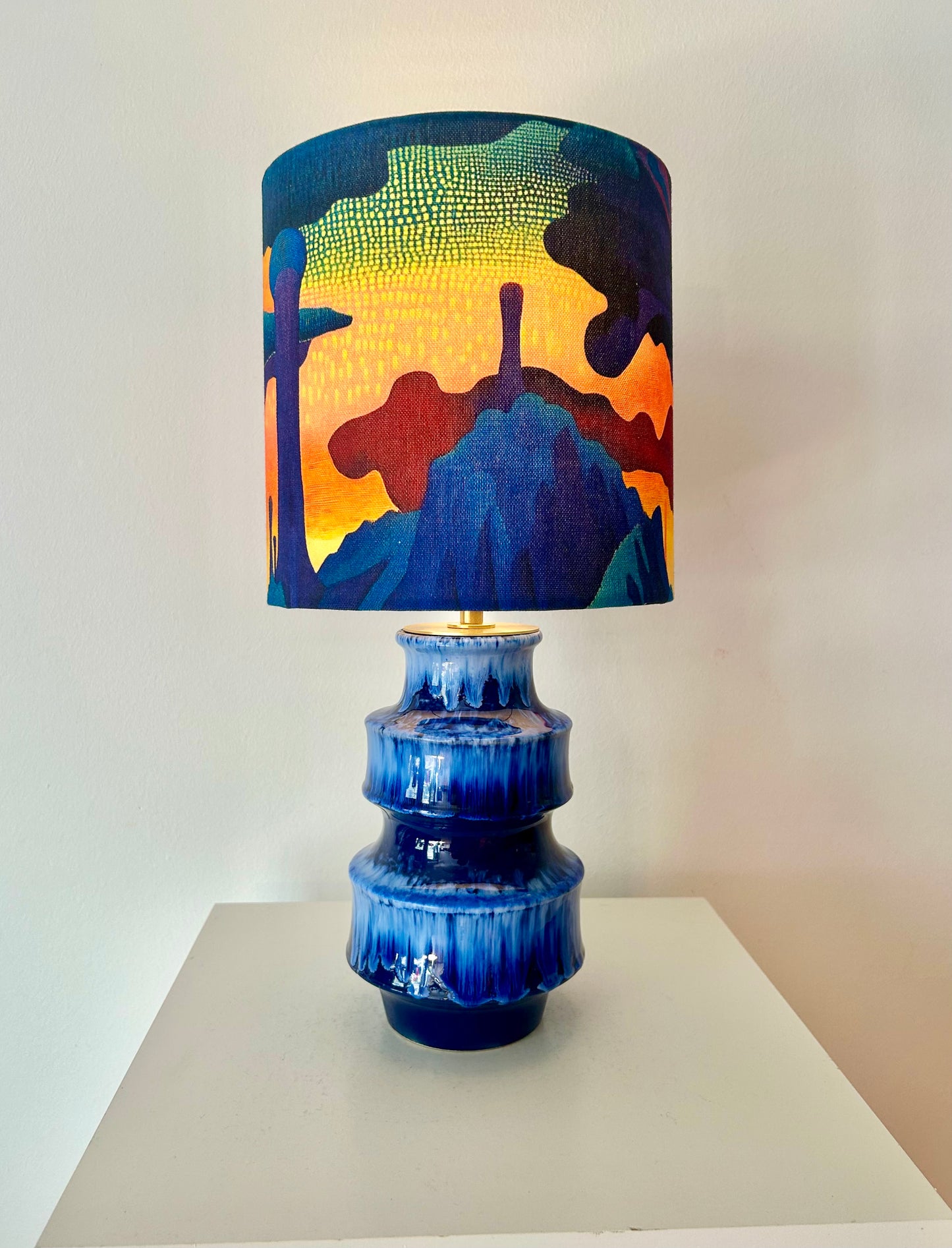 Space Age Vasenlampe aus Scheurich Vase