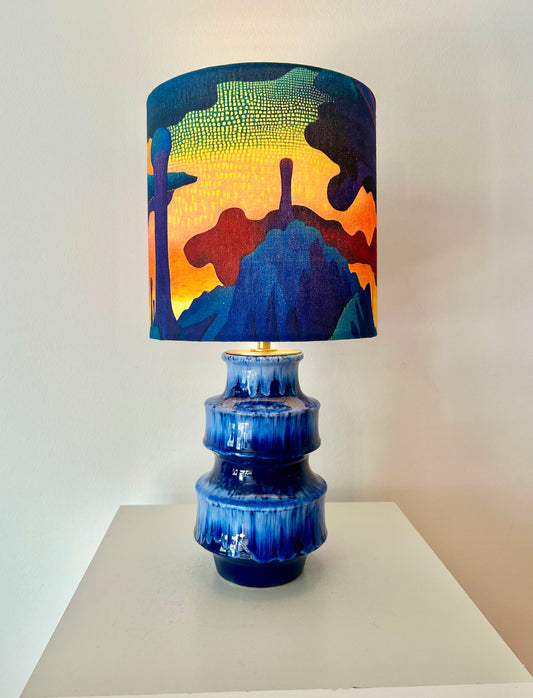 Space Age Vasenlampe aus Scheurich Vase
