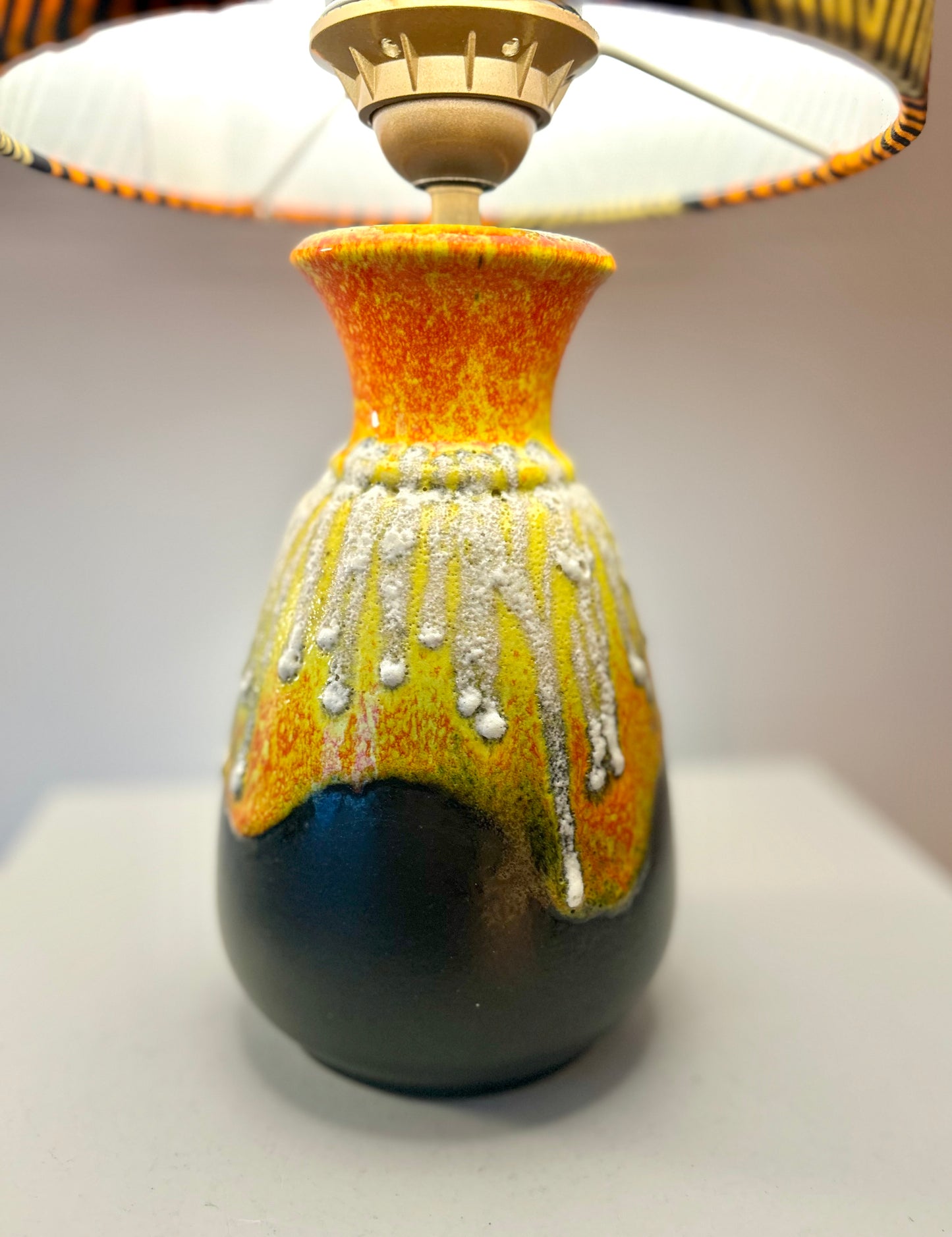 Fat Lava Bay Ceramic Lamp - Cordless LED Light