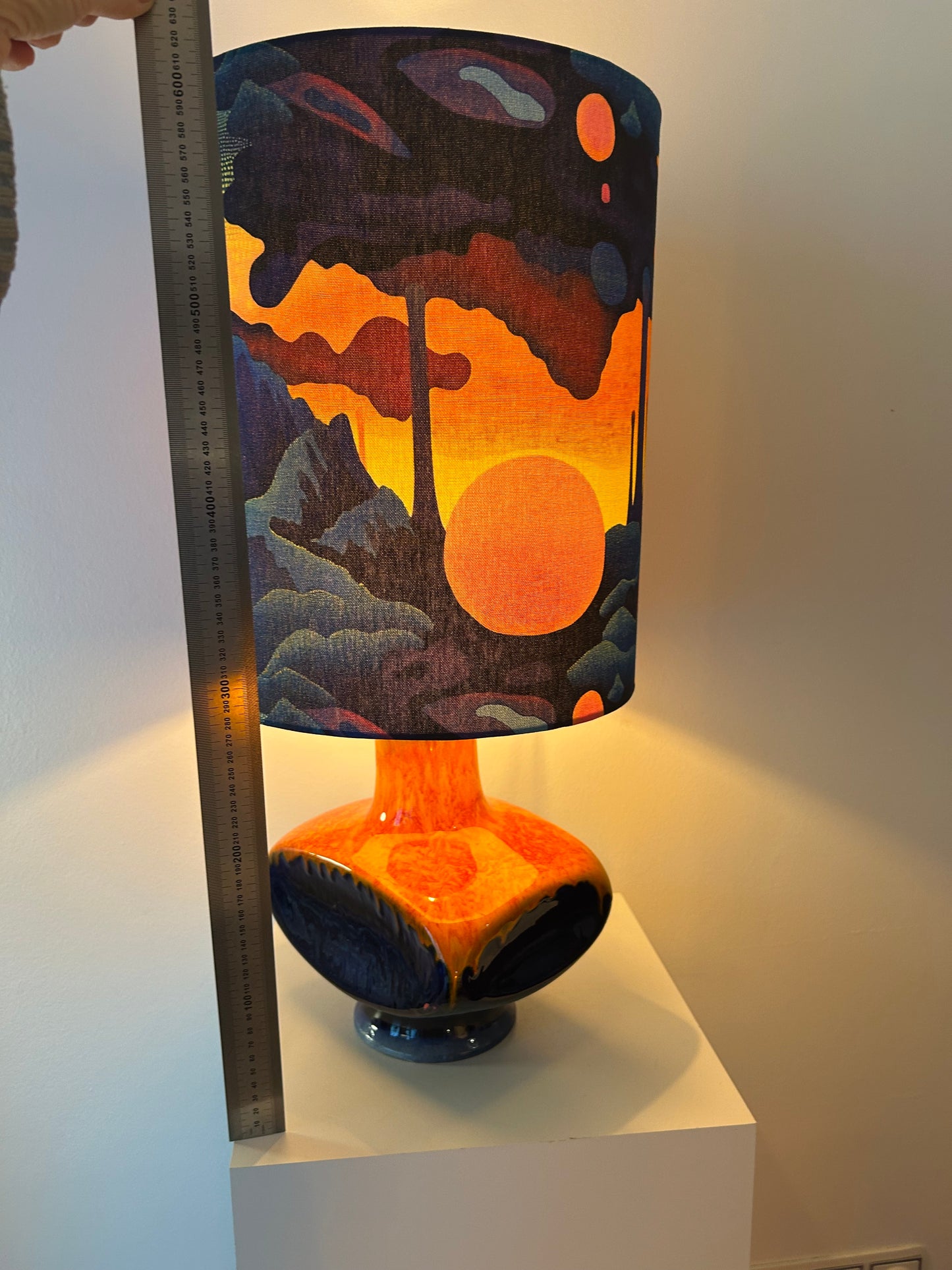 Pop Art Lamp PAN Ceramic with Space Age Shade