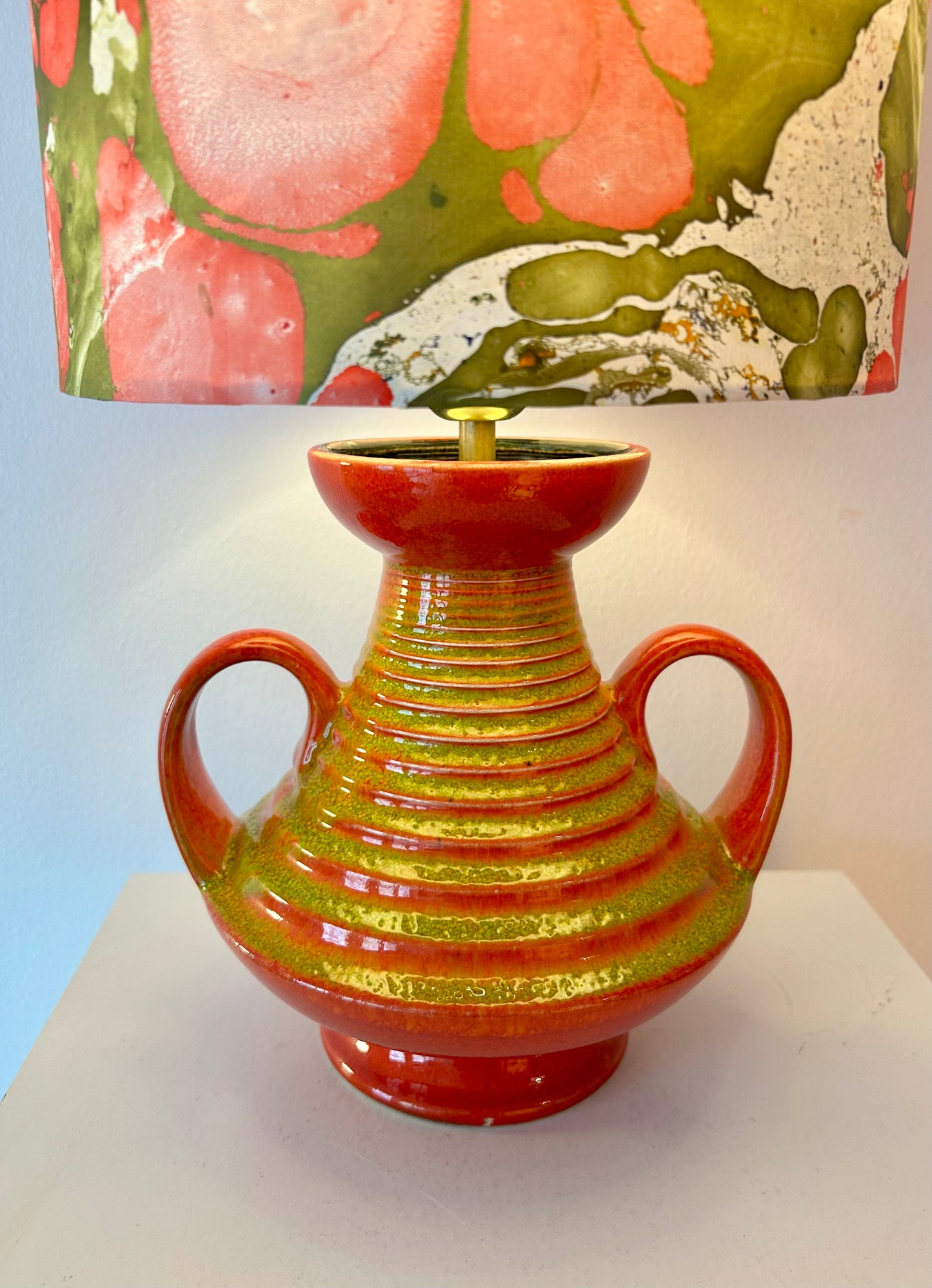 Sculptural Table Lamp from Fohr Vase - West Germany