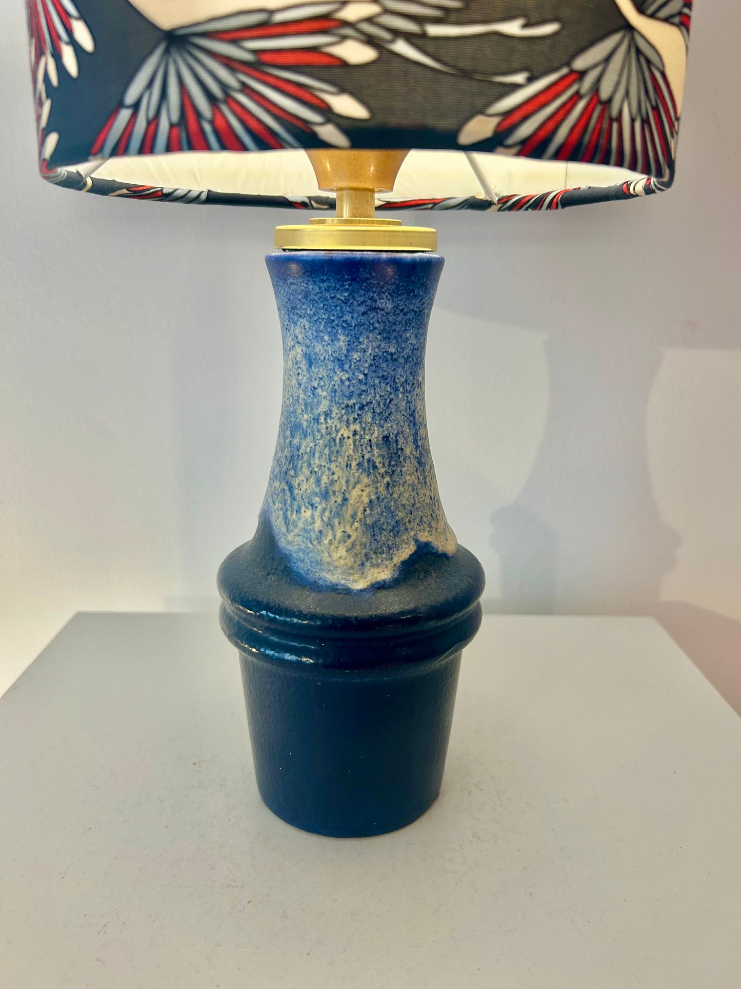 Scheurich Tischlampe mir Kranich-Motiv