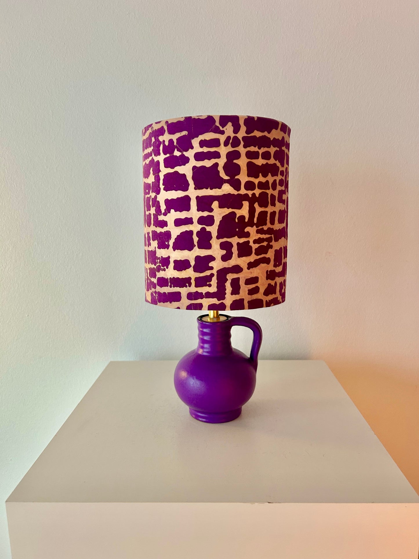 Rare Marei vase as a cordless table lamp