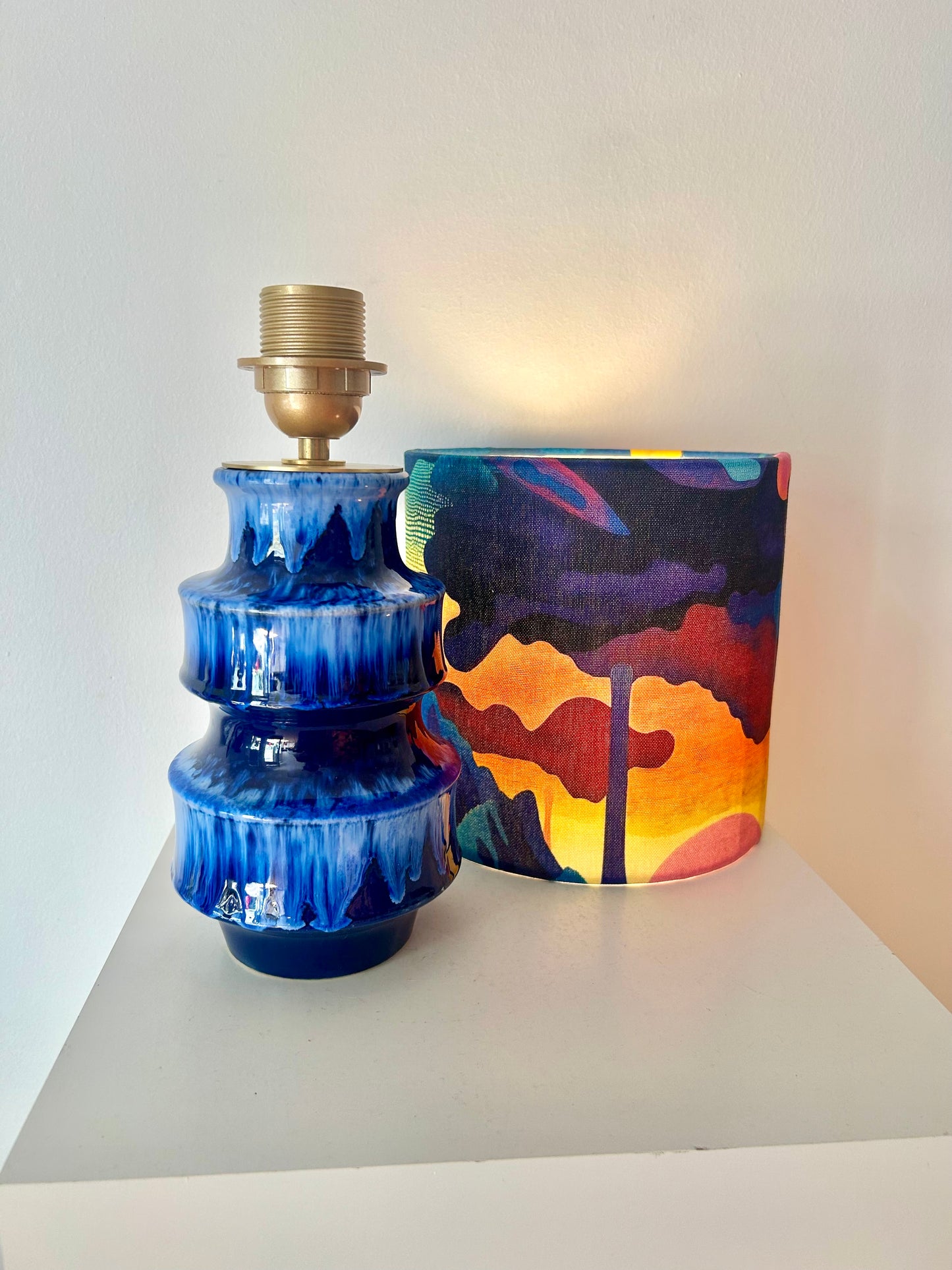 Space Age Vasenlampe aus Scheurich Vase