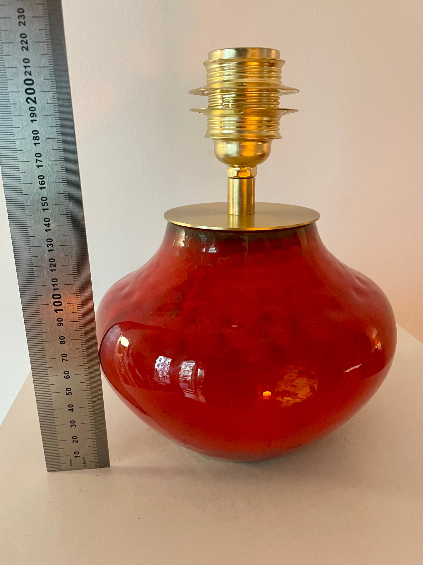 Kabellose Vasenlampe - Bückeburg Keramik - Kugellampe | 36 cm