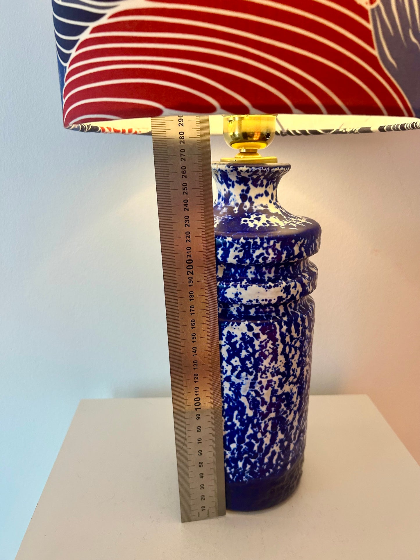 Vintage GDR vase as a table lamp