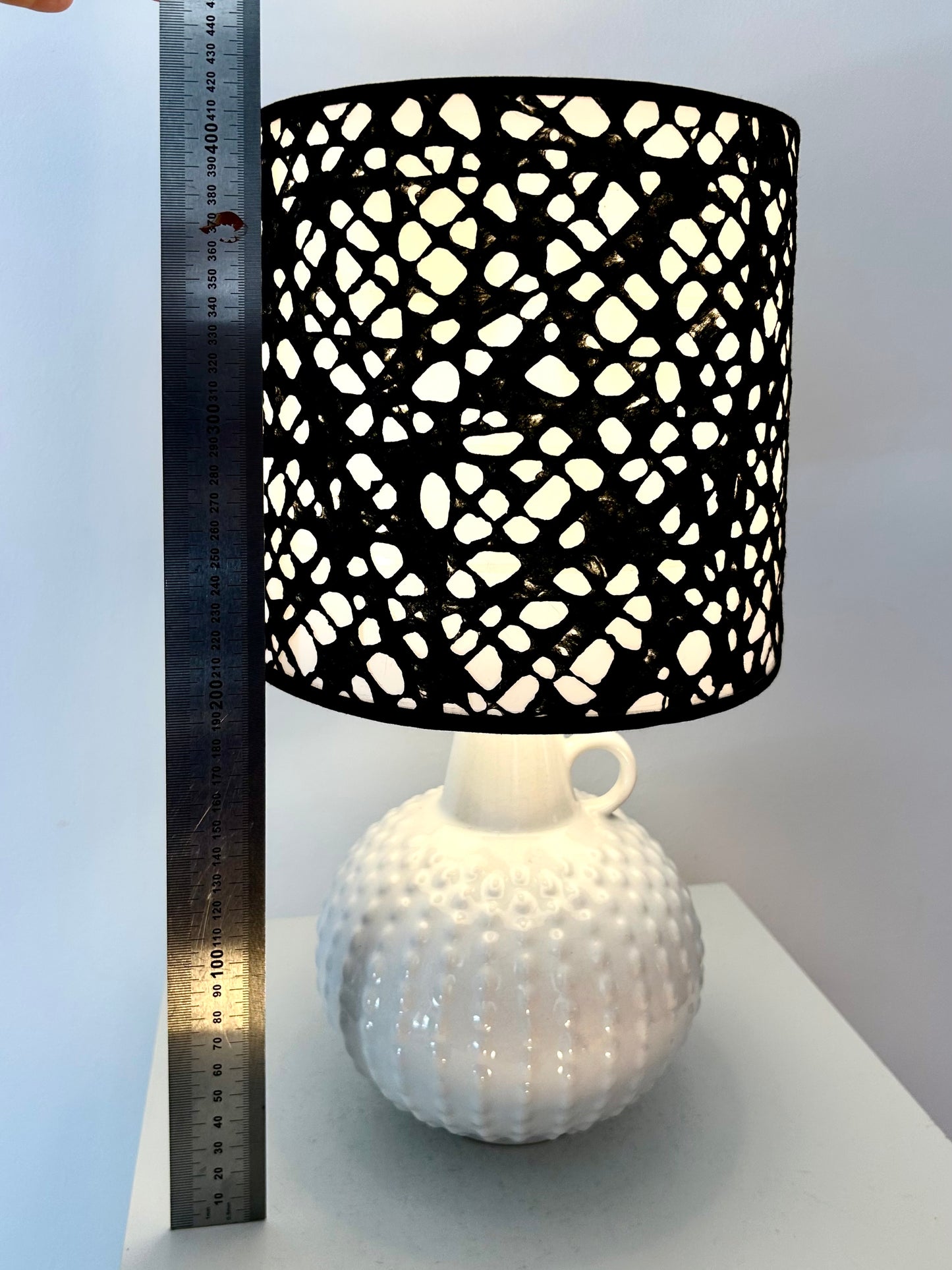 Rare Jasba table lamp with Japanese shade