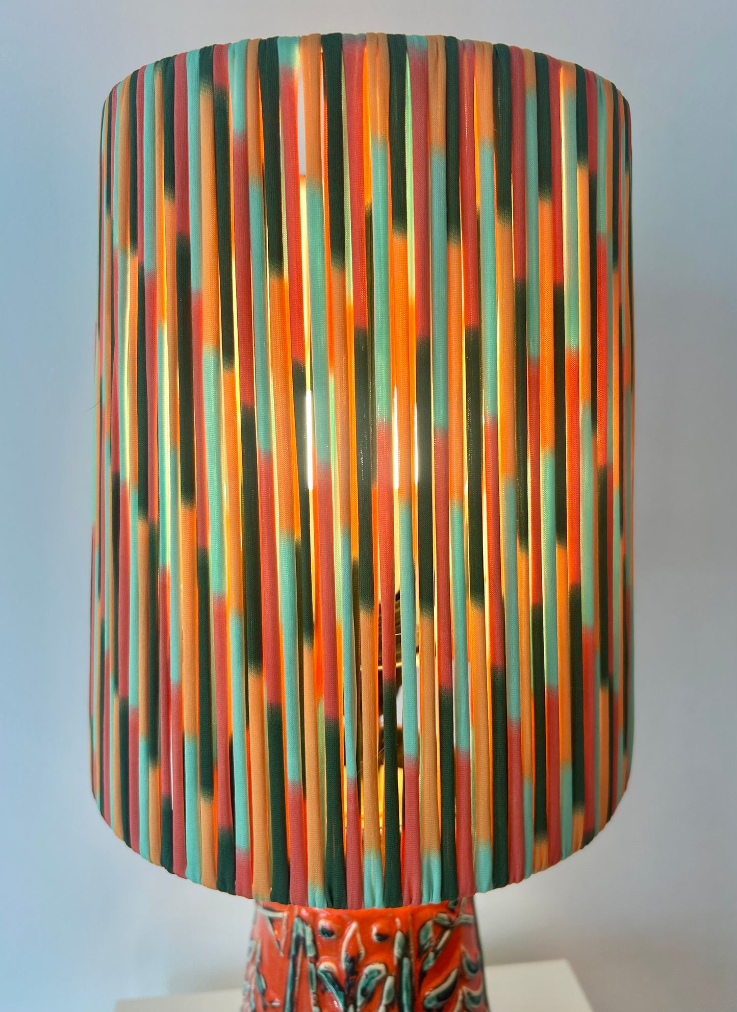 Rare Uebelacker vase lamp