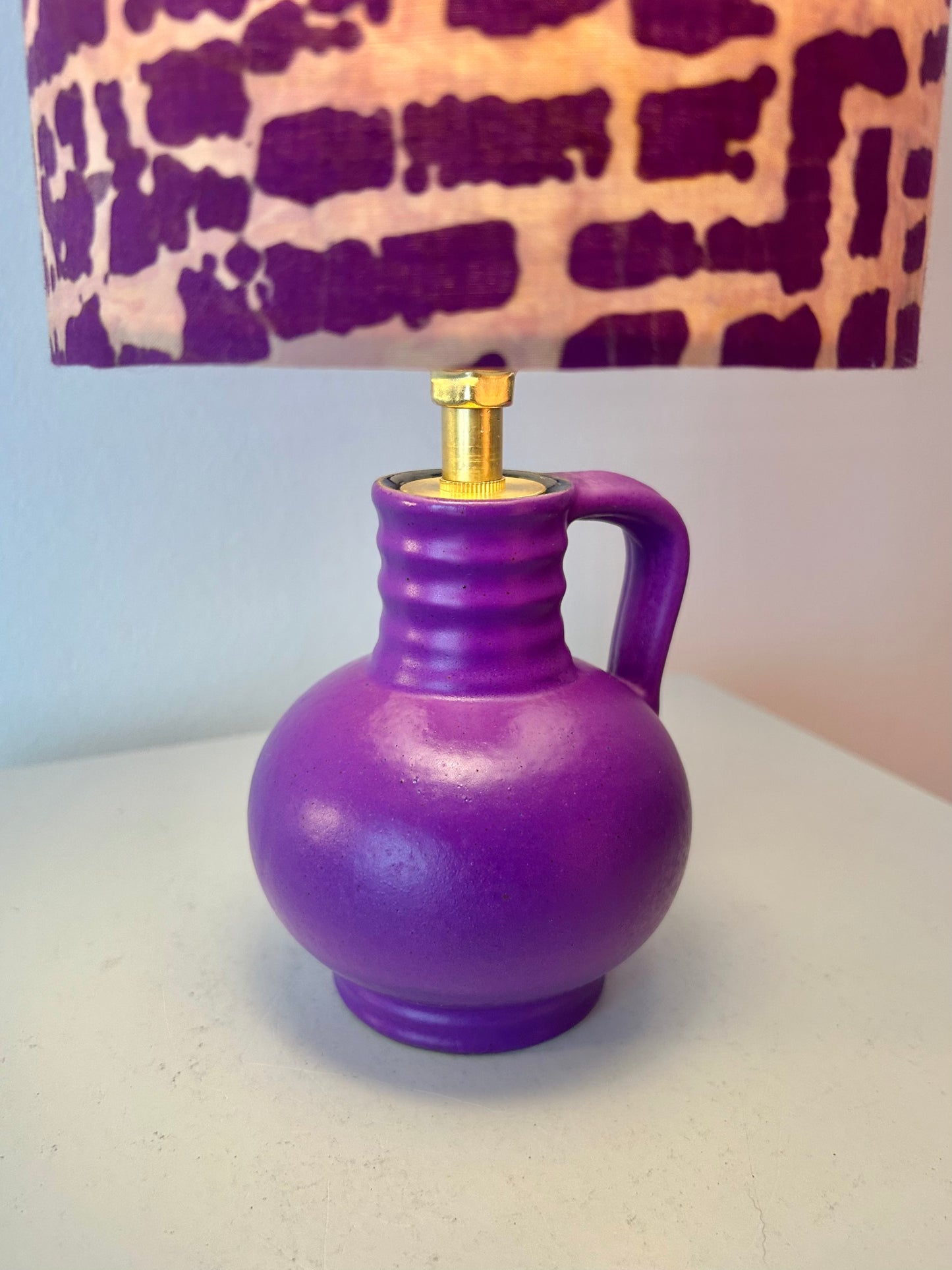 Rare Marei vase as a cordless table lamp