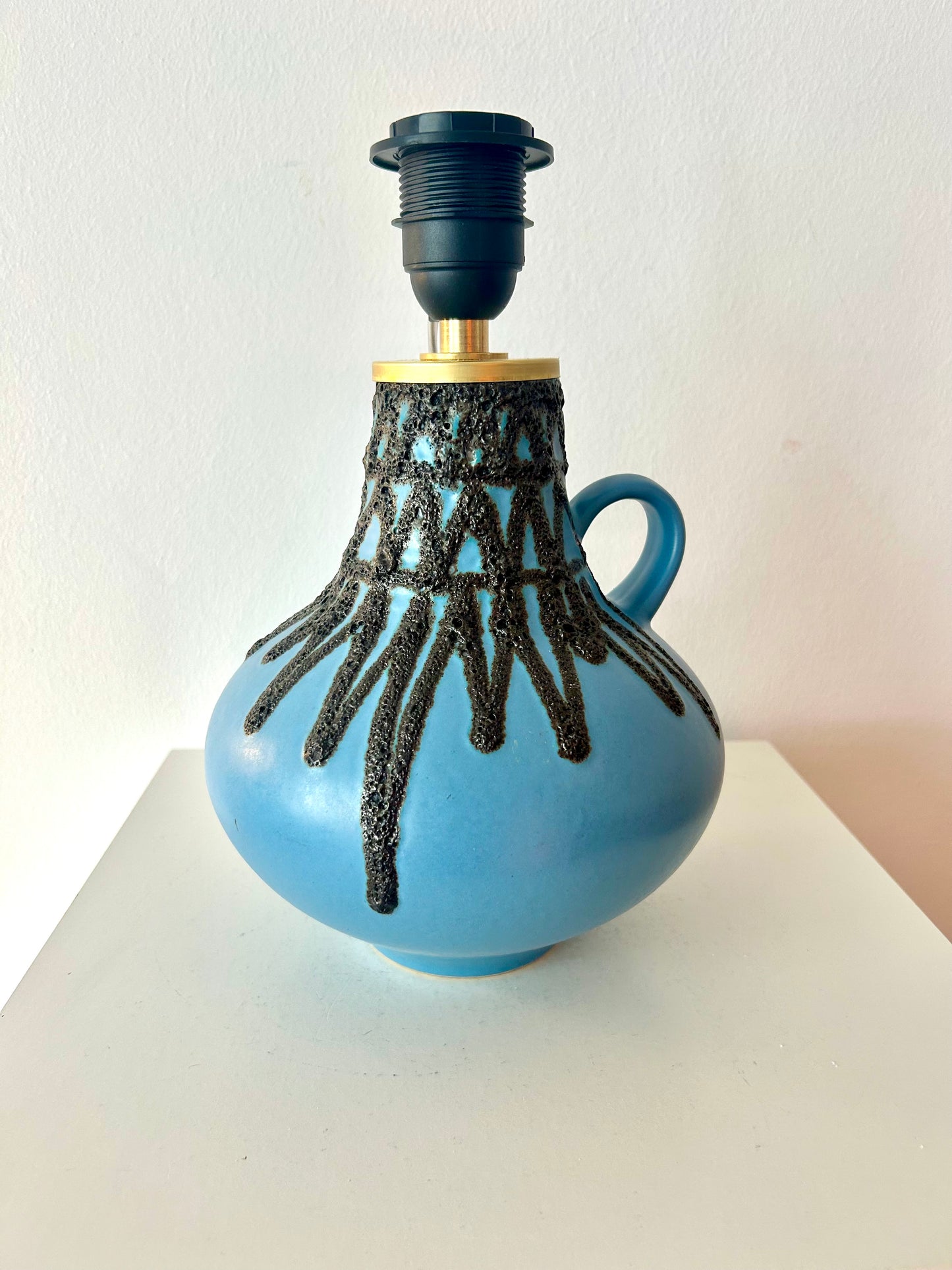 Rare Fohr Vase Lamp - West German Pottery