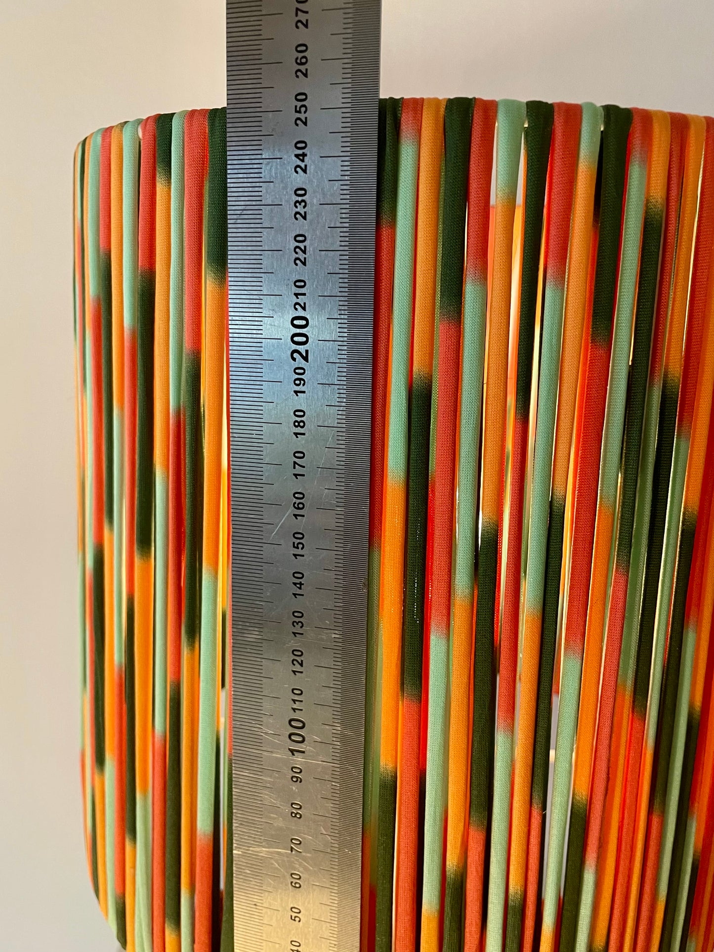 70er Jahre Pop Art Tischlampe - Upcycling West German Pottery