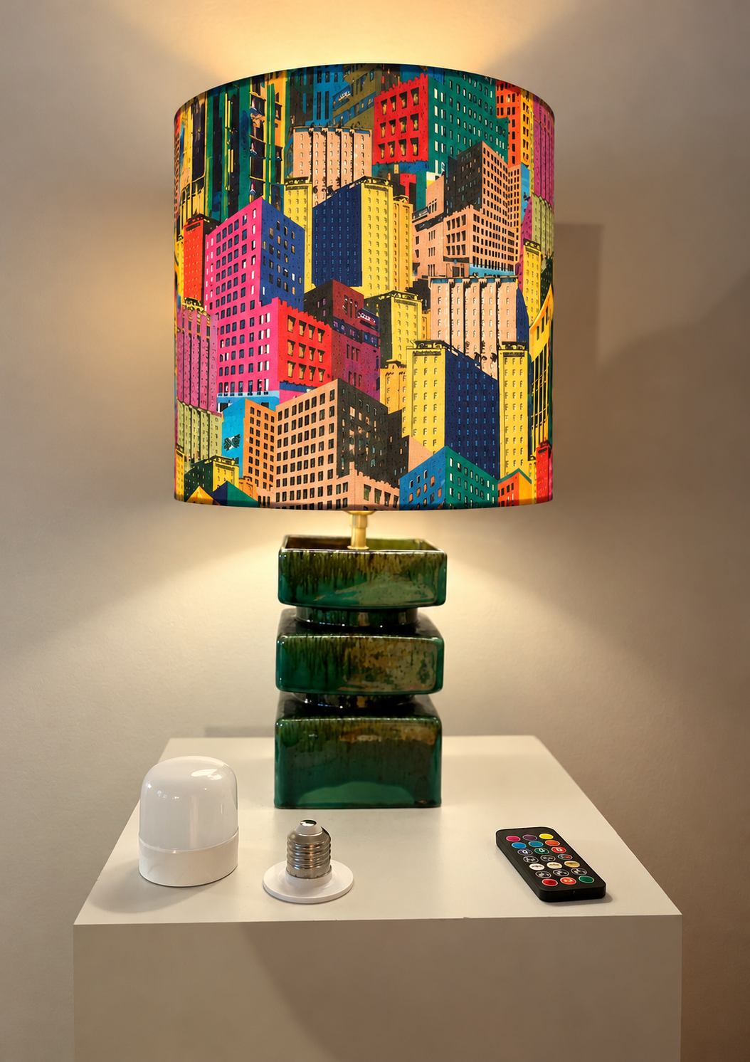 Cityscape Collection – Mittelgroße Steuler Vasenlampe von Cari Zalloni  - 46 cm