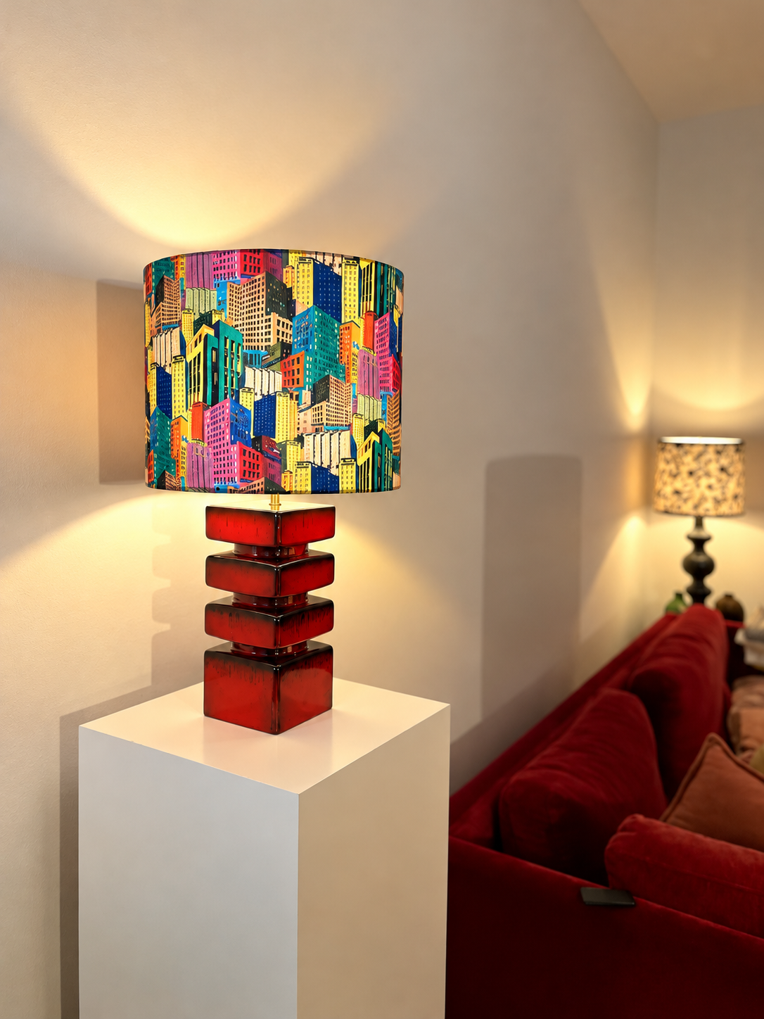 Cityscape Collection - XL Vasenlampe aus Cari Zalloni Vase - 55 cm
