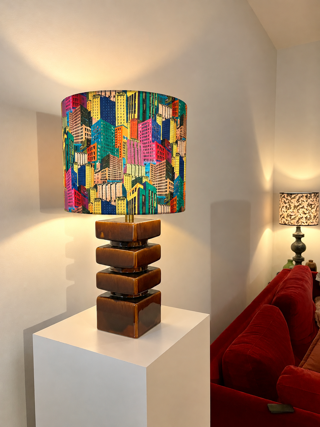 Cityscape Collection - XL Vasenlampe aus Cari Zalloni Vase - 55 cm