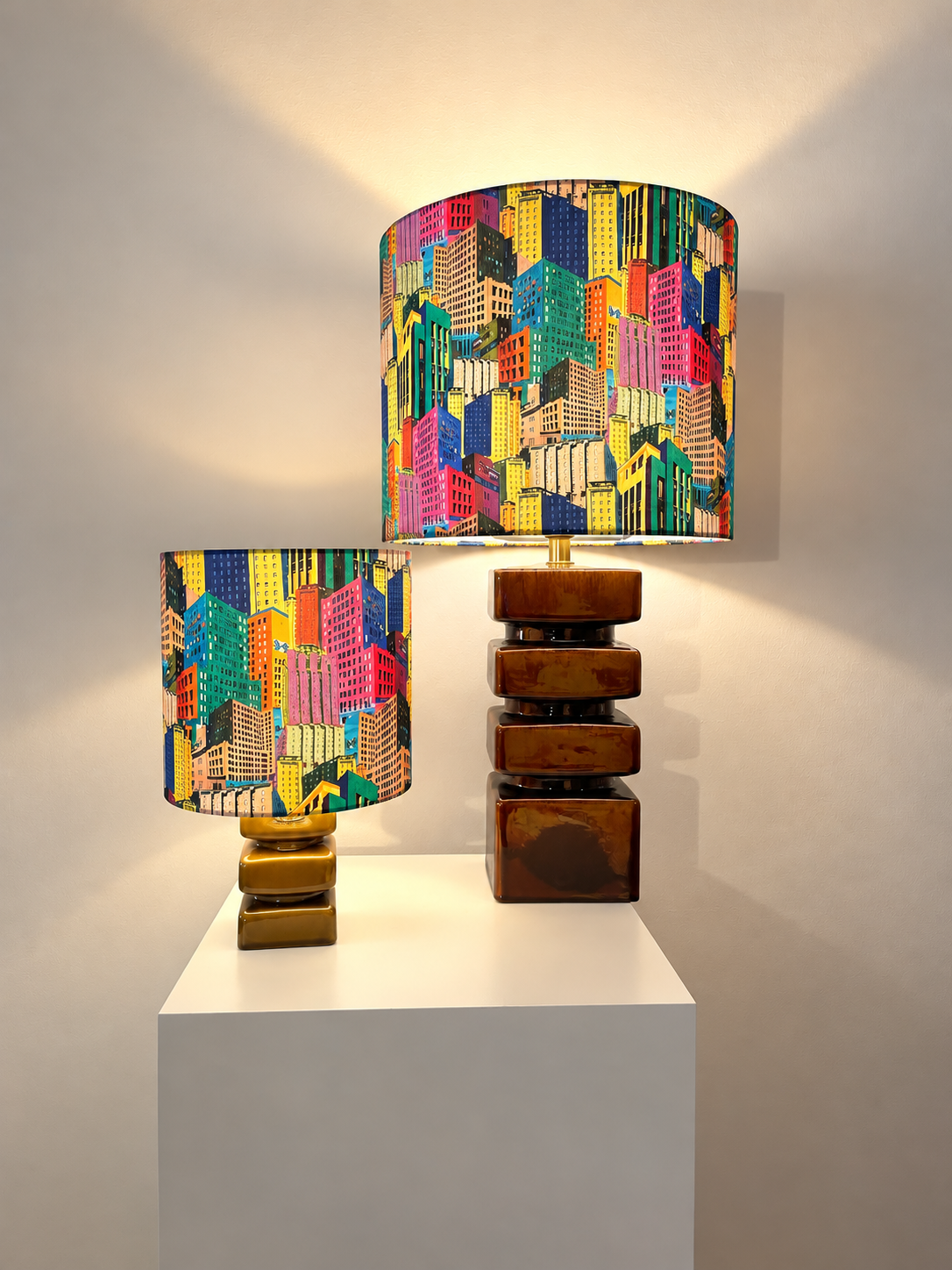 Cityscape Collection - XL Vasenlampe aus Cari Zalloni Vase - 55 cm