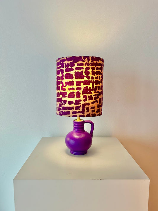 Seltene Marei Vase als kabellose Tischlampe
