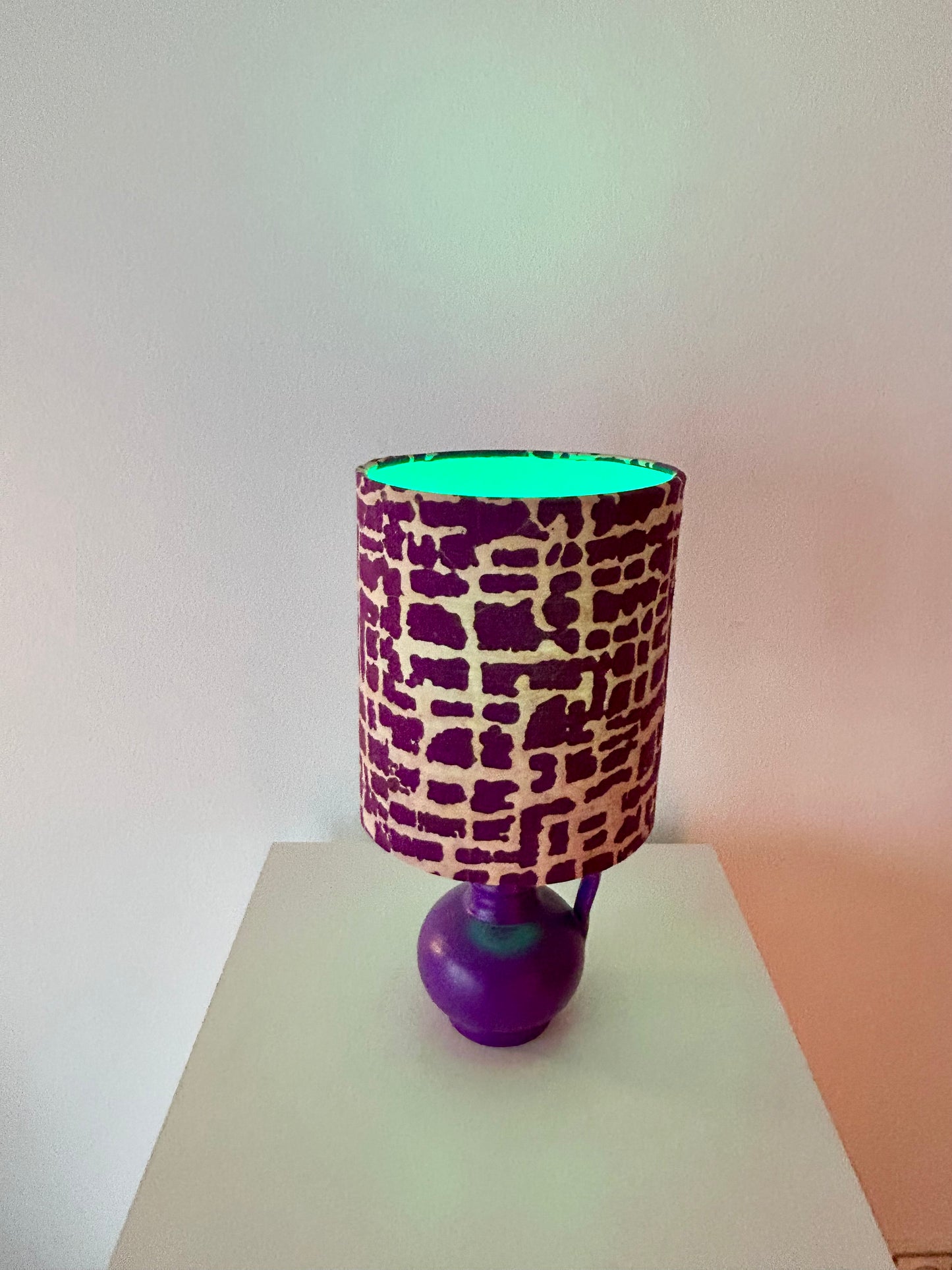 Rare Marei vase as a cordless table lamp