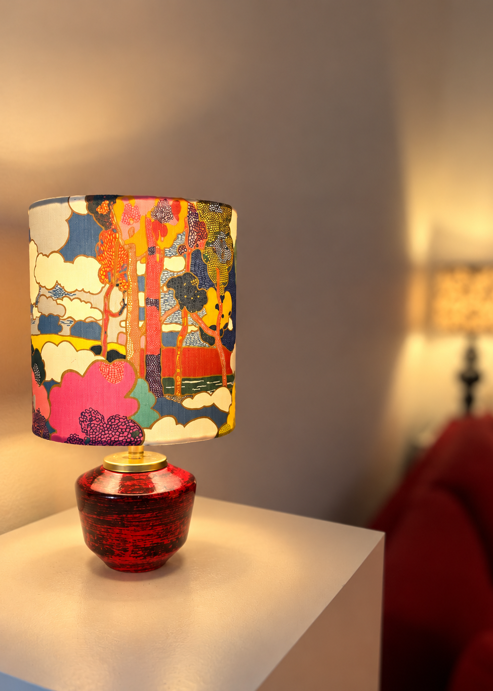 Vintage Akku-Lampe - Upcycling auf 60er Jahre Vase
