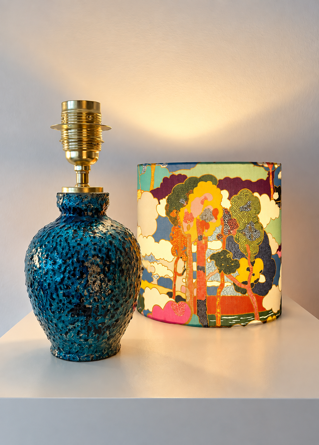 The Archive Collection: Kleine Marei Akkuleuchte mit Liberty-Stoff „Prospect Road“