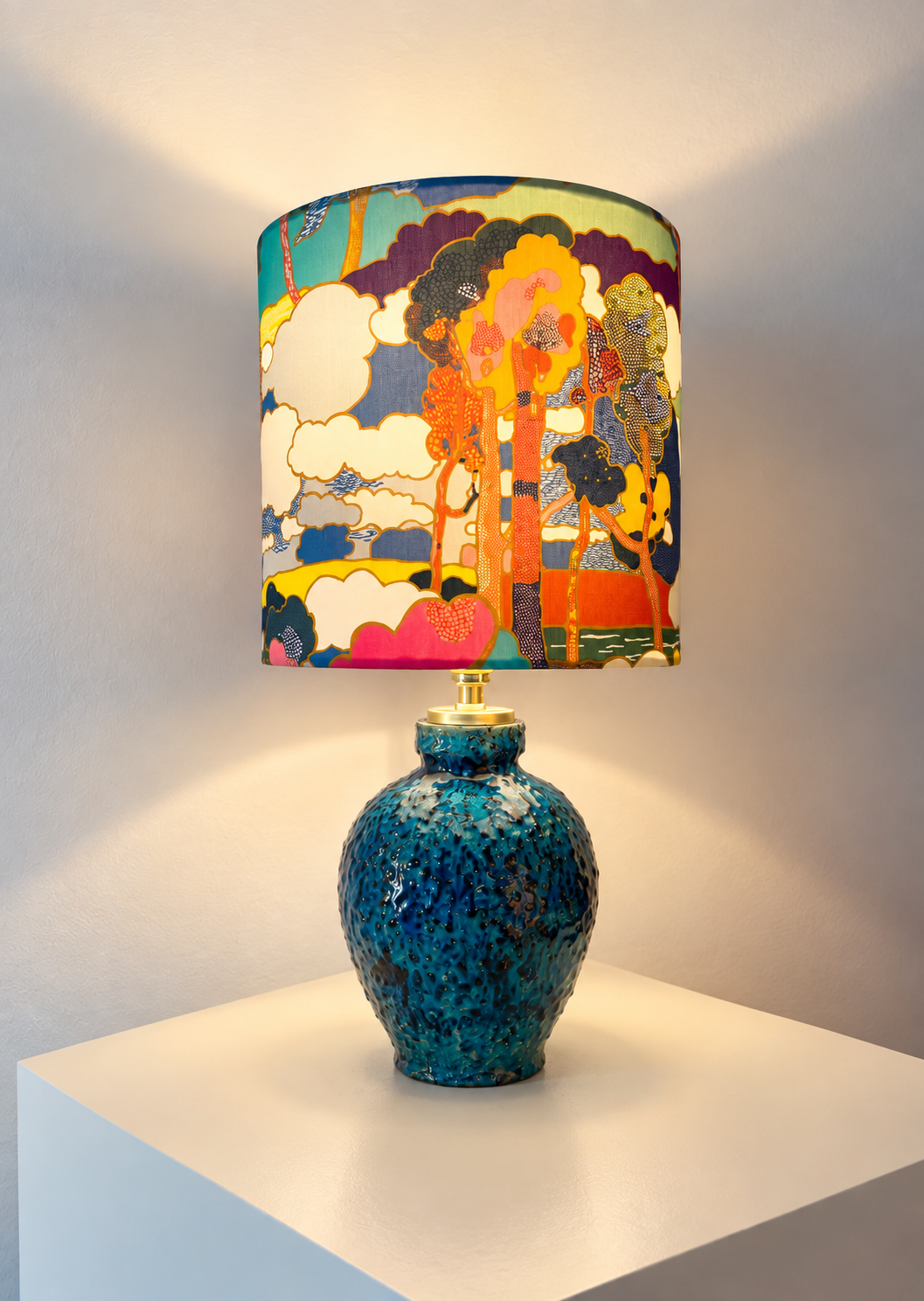The Archive Collection: Kleine Marei Akkuleuchte mit Liberty-Stoff „Prospect Road“