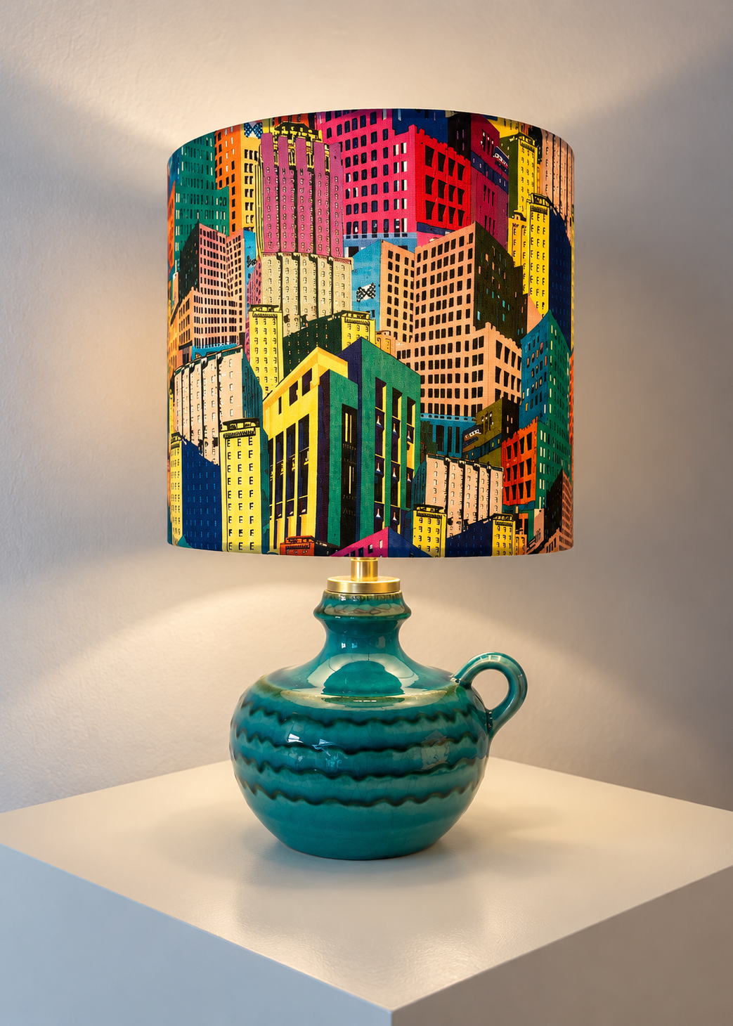 Vintage Akku-Lampe - Upcycling aufs 60er Jahre Vase