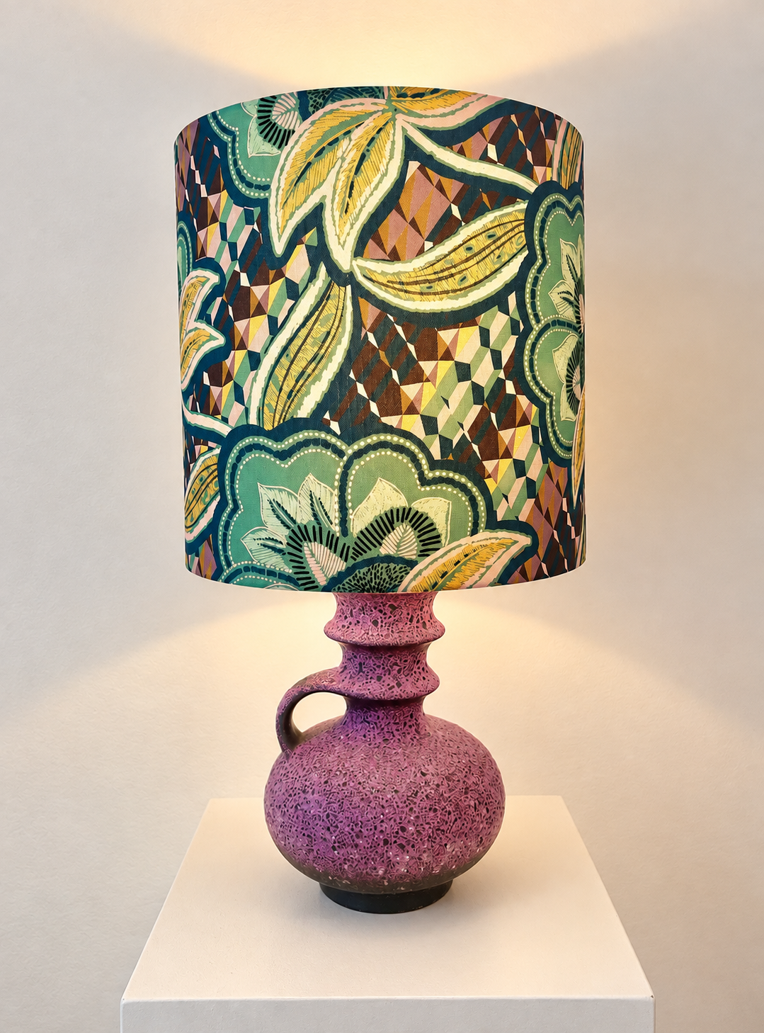 Seltene Tischlampe aus Vase von Cari Zalloni für Steuler Keramik