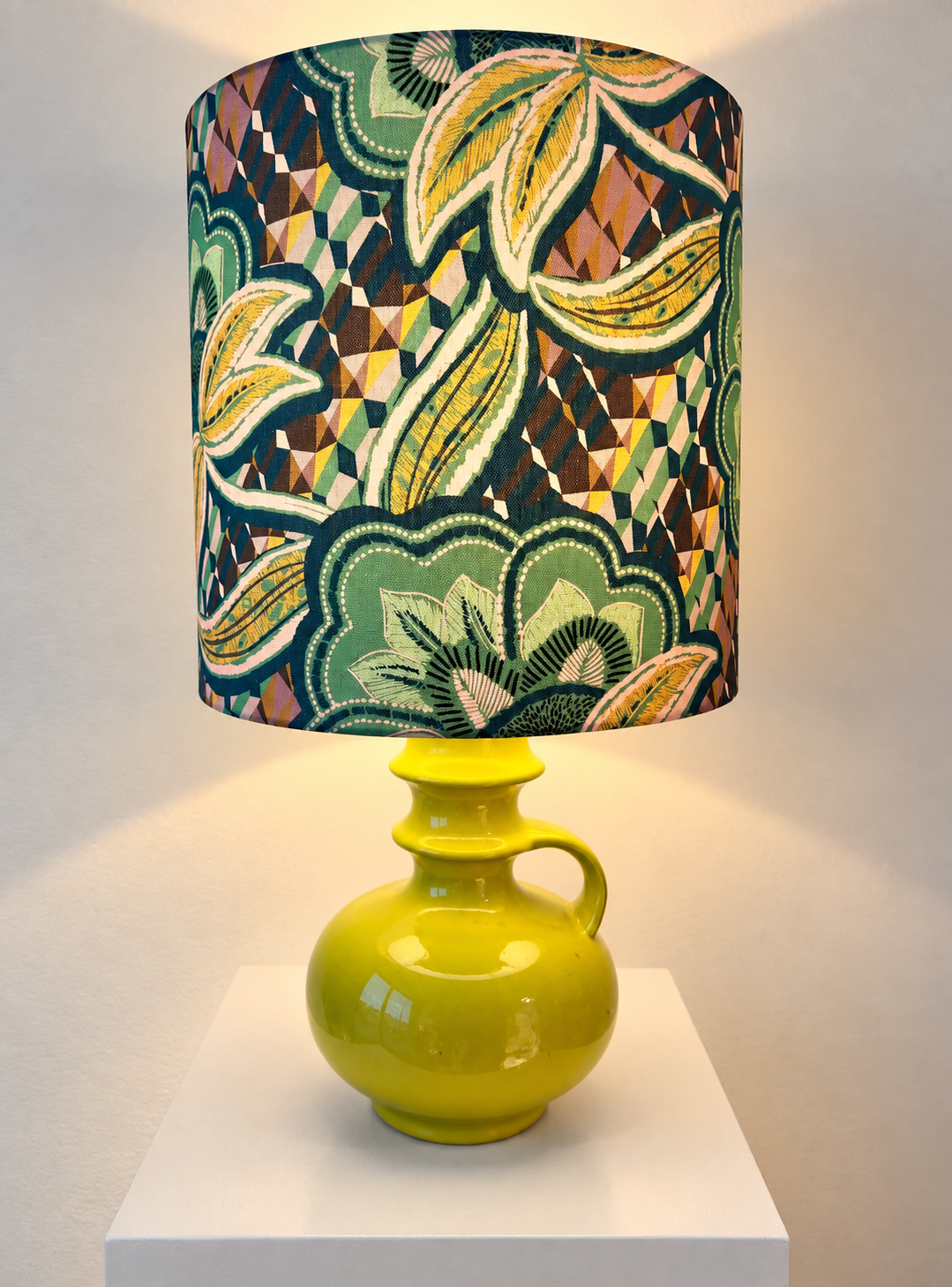Tischlampe upgecykelt aus "Cascad" Vase von Cari Zalloni für Steuler Keramik