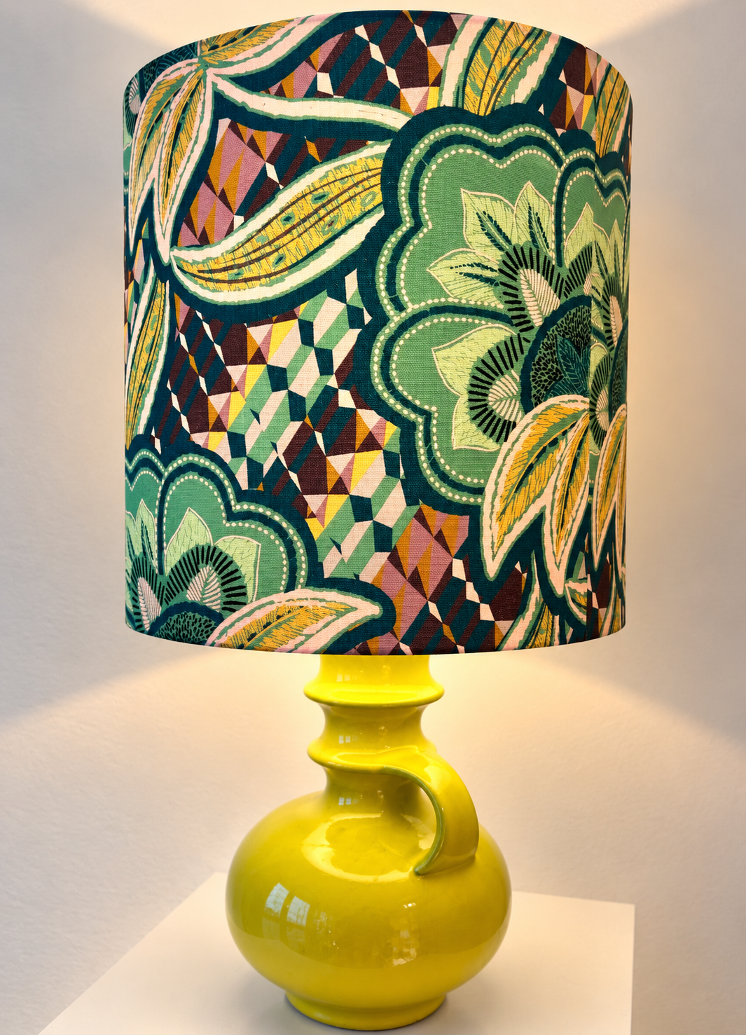 Tischlampe upgecykelt aus "Cascad" Vase von Cari Zalloni für Steuler Keramik