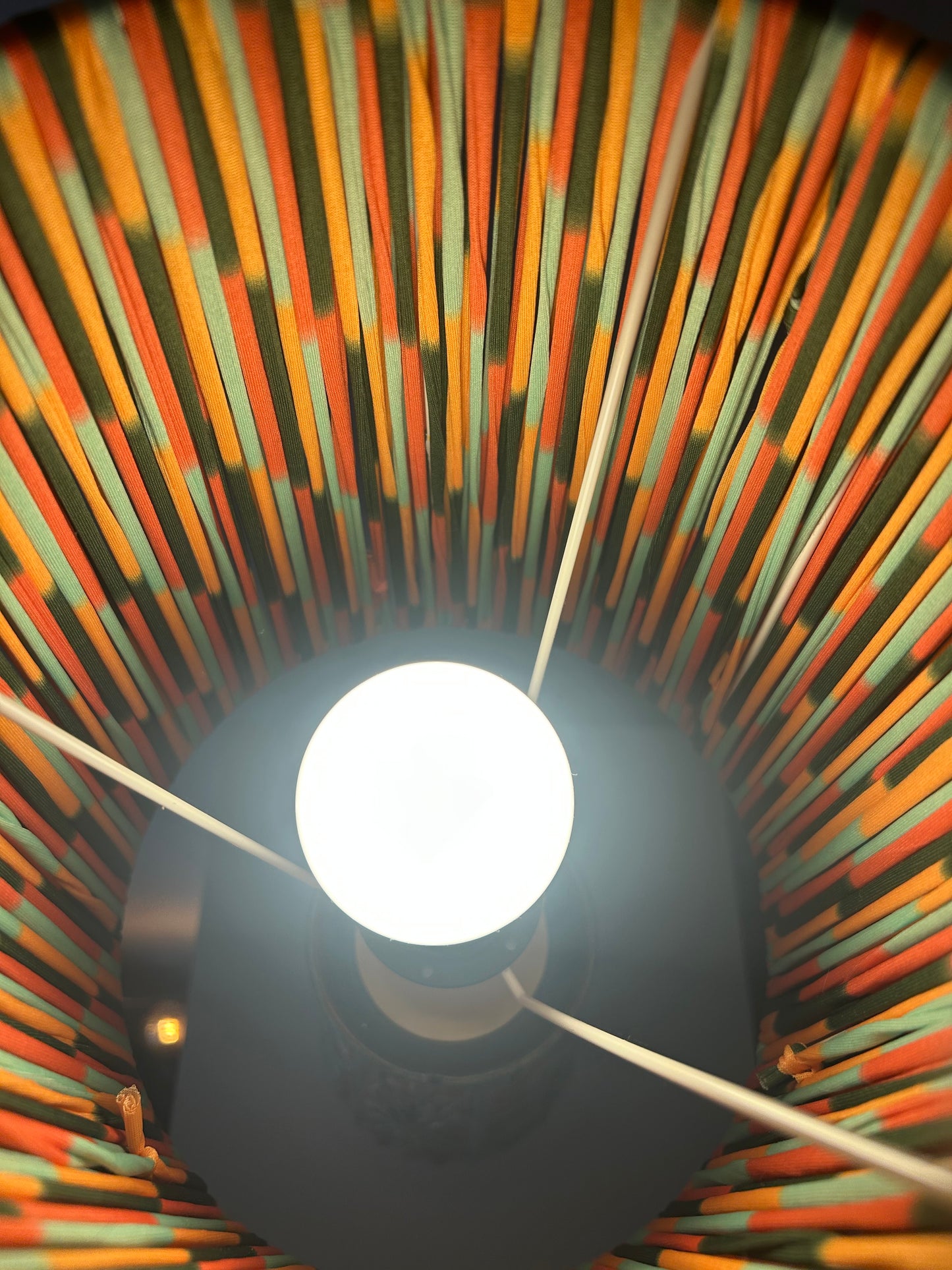 Rare Uebelacker vase lamp