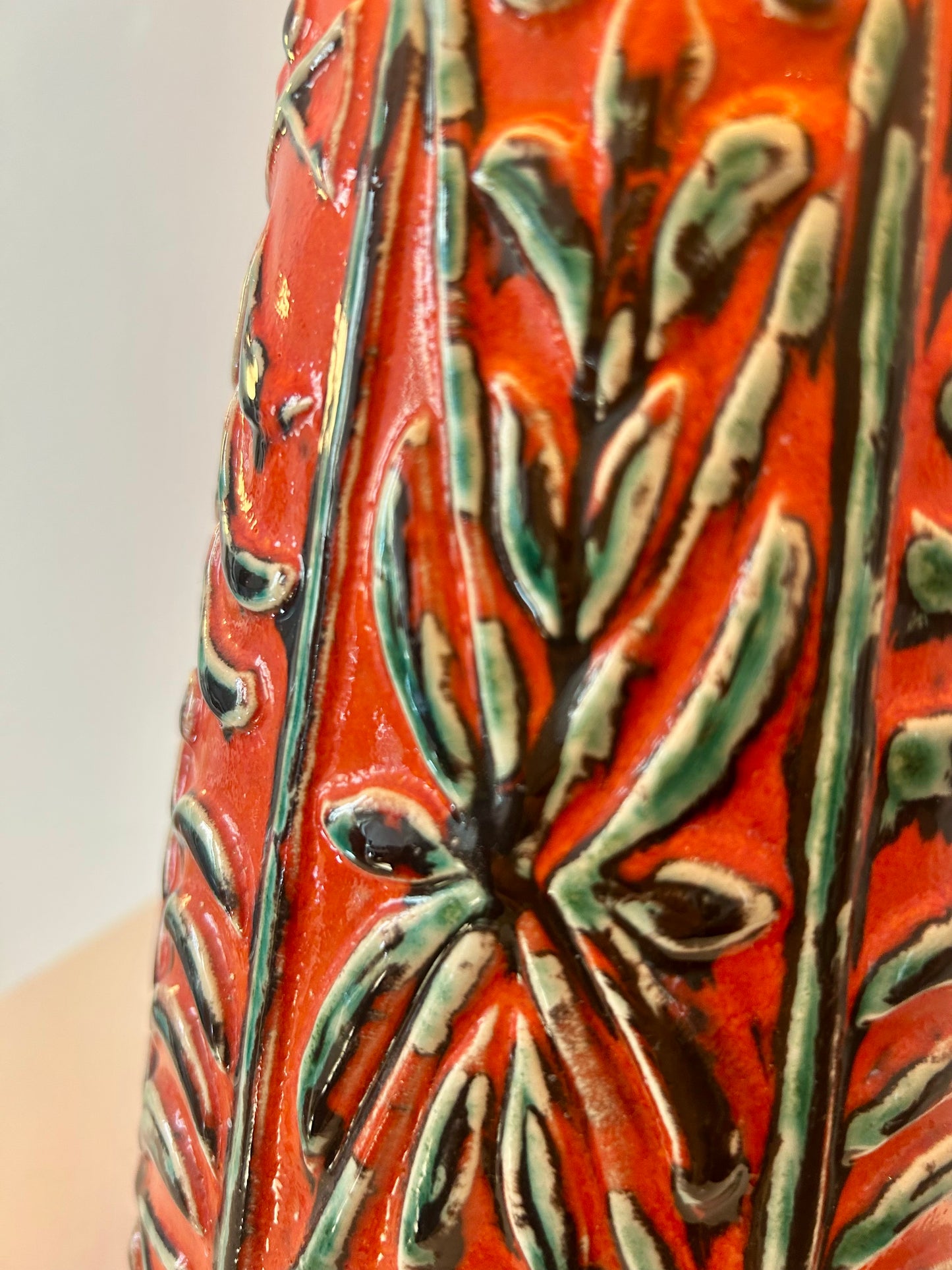 Rare Uebelacker vase lamp