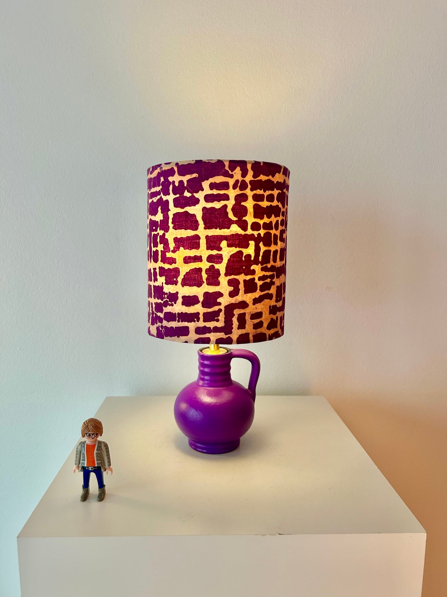 Rare Marei vase as a cordless table lamp