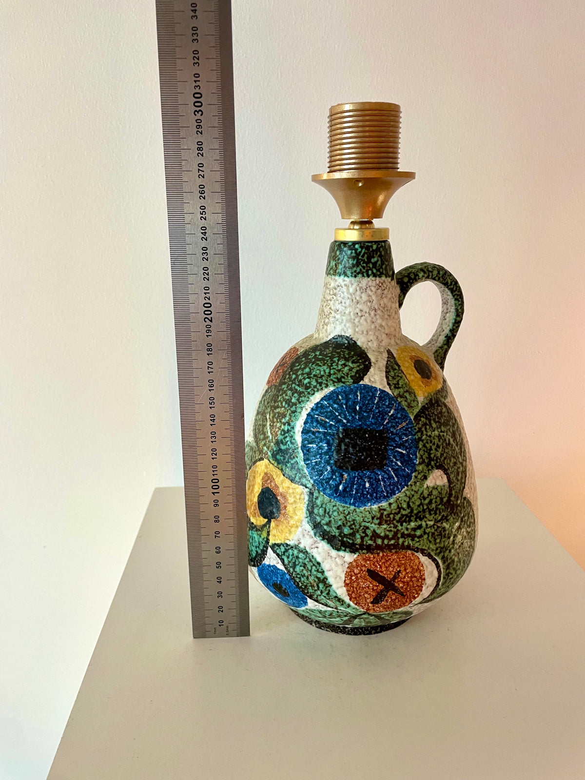 Seltene Vase von Ruscha - Design Kurt Tschörner - zu Tischlampe upgecykelt