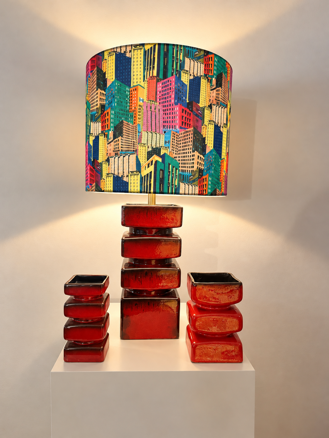 Cityscape Collection - XL Vasenlampe aus Cari Zalloni Vase - 55 cm
