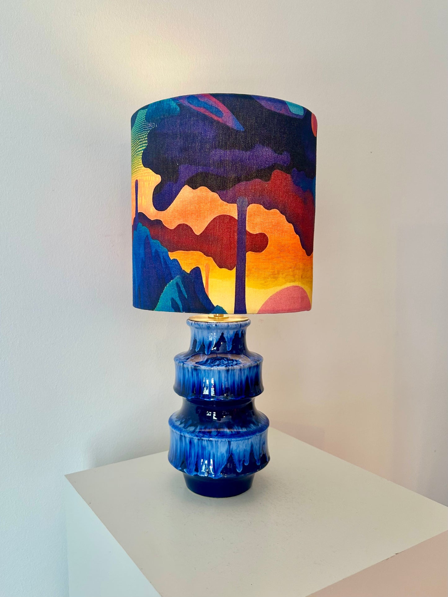 Space Age Vasenlampe aus Scheurich Vase