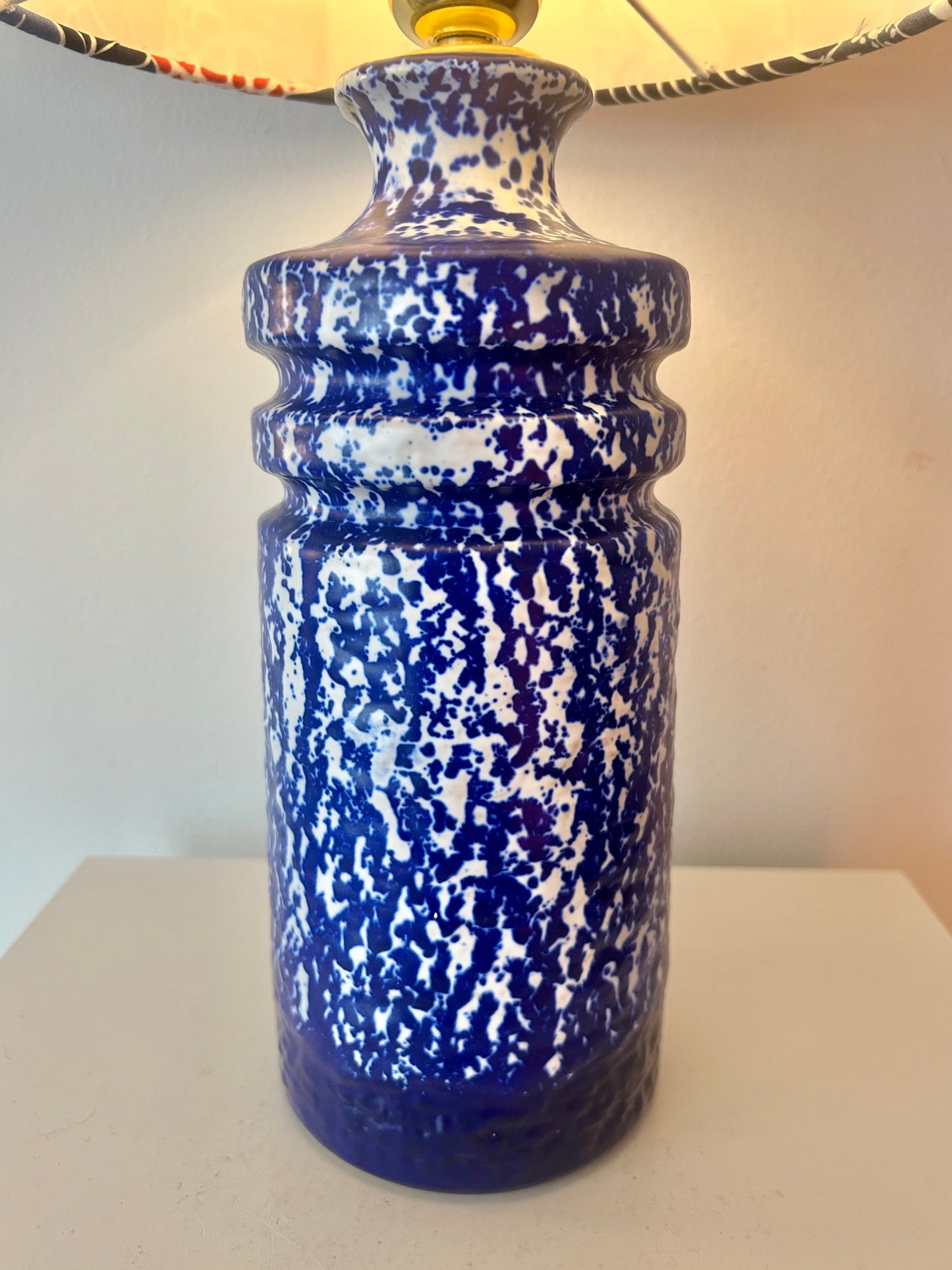 Vintage GDR vase as a table lamp