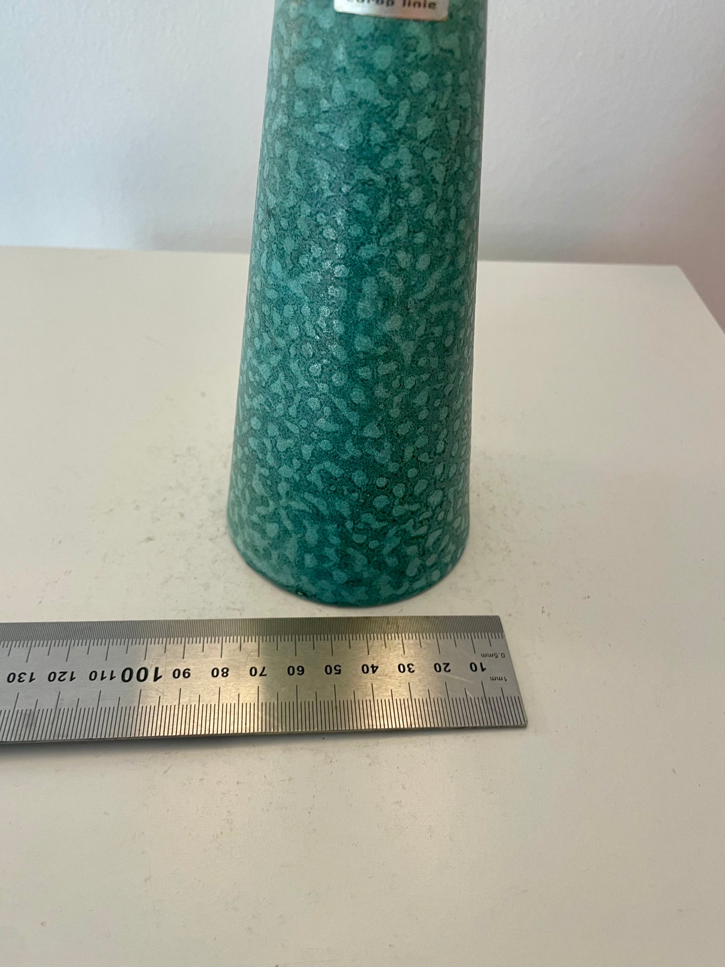 Schmale kabellose Tischlampe von Scheurich 60er Jahre