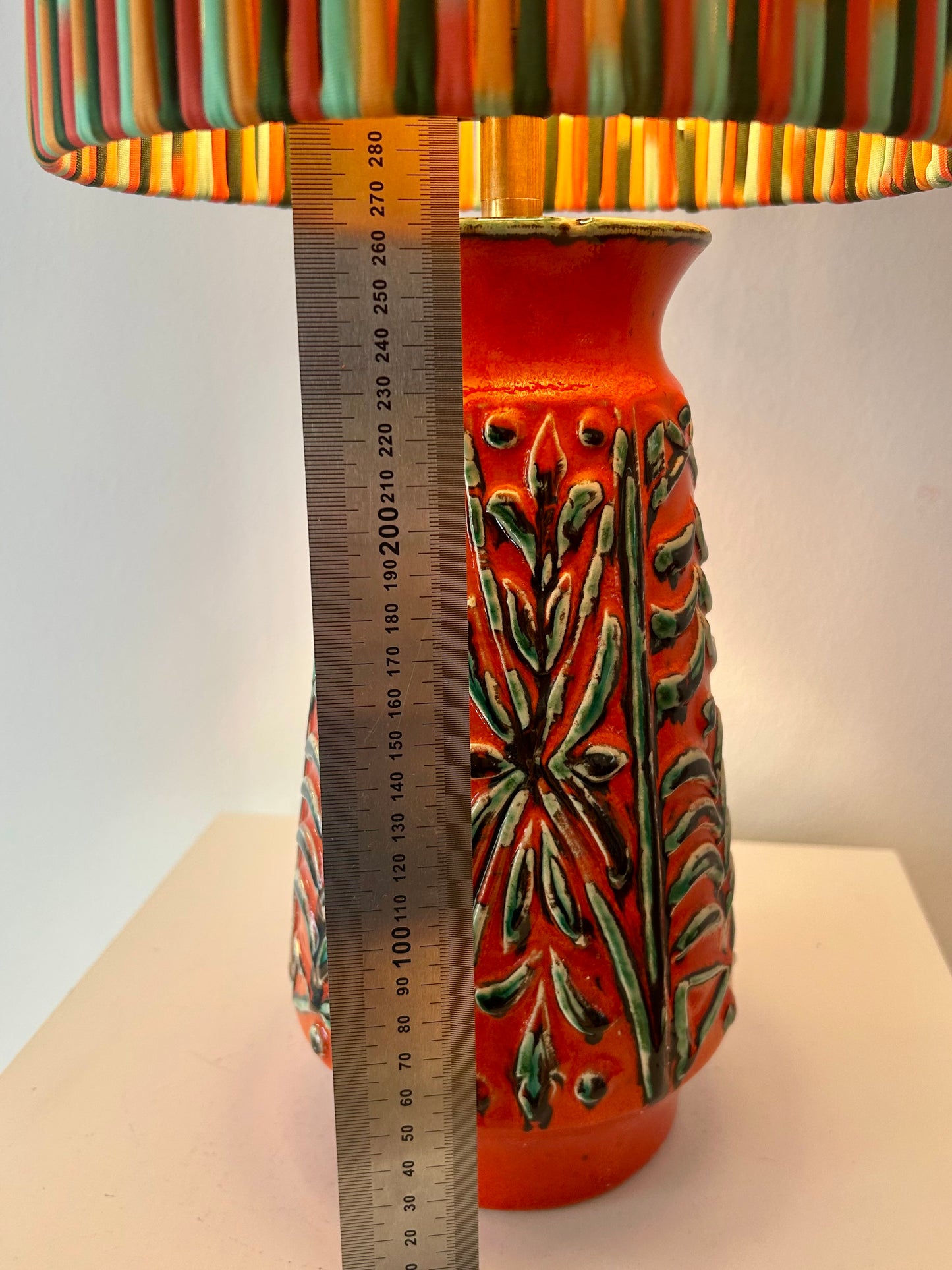 Rare Uebelacker vase lamp