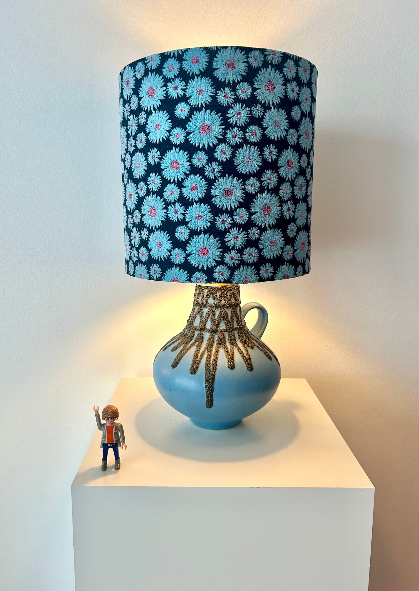 Rare Fohr Vase Lamp - West German Pottery