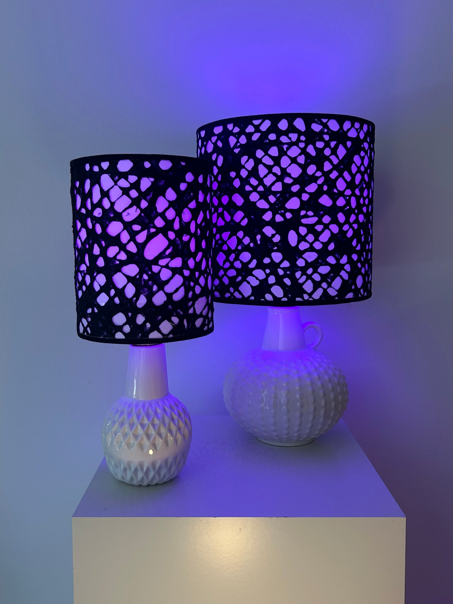 Rare Jasba table lamp with Japanese shade