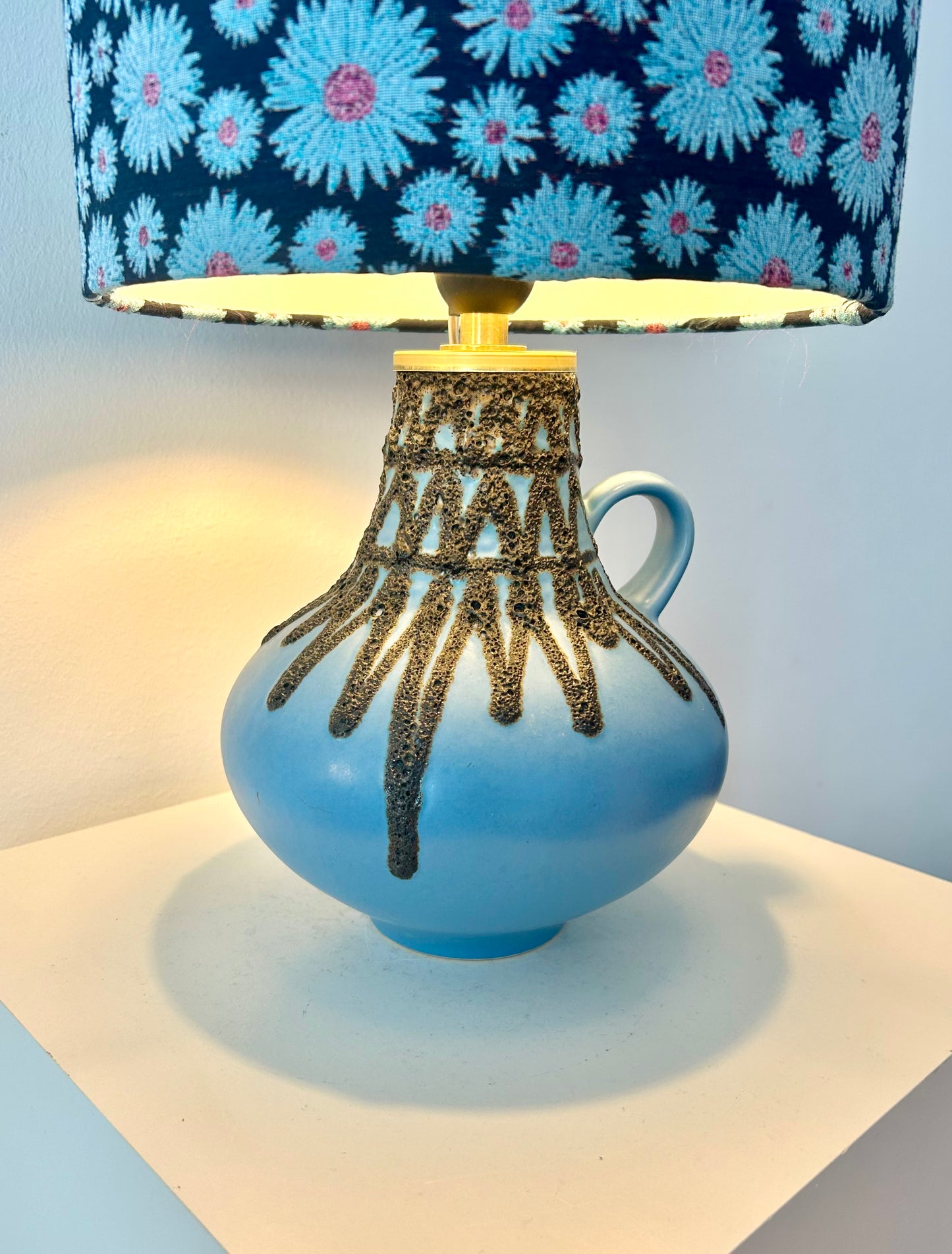 Rare Fohr Vase Lamp - West German Pottery