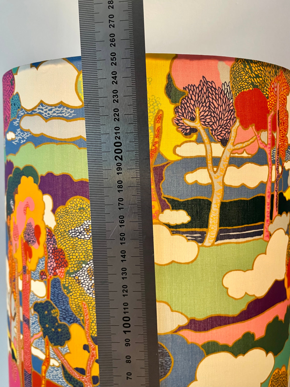 Tischlampe aus Mid Century Vase von Cari Zalloni für Steuler - Liberty London Stoff