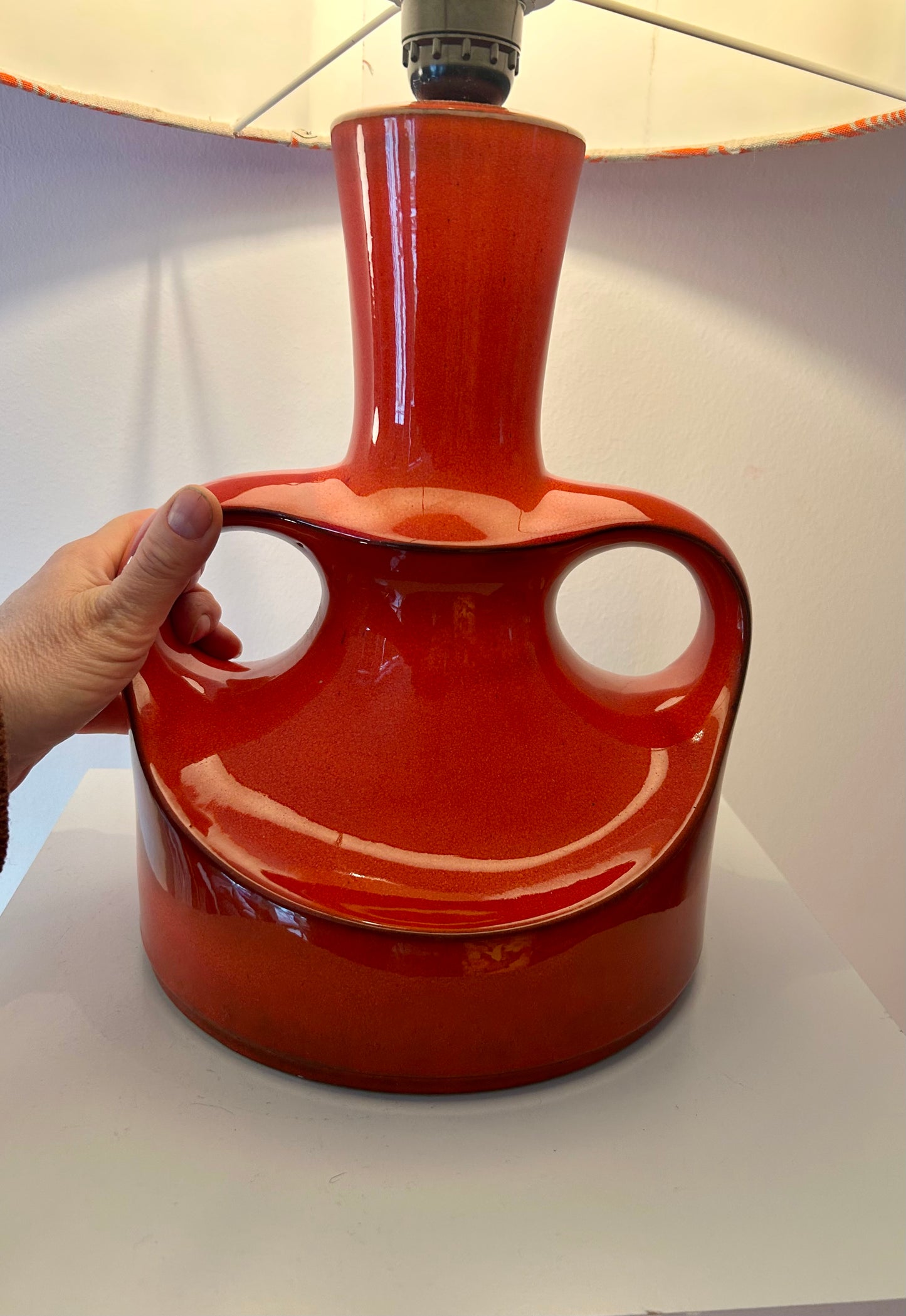 Rare 70s Design Lamp - Goebel - PAN Series - West German Pottery