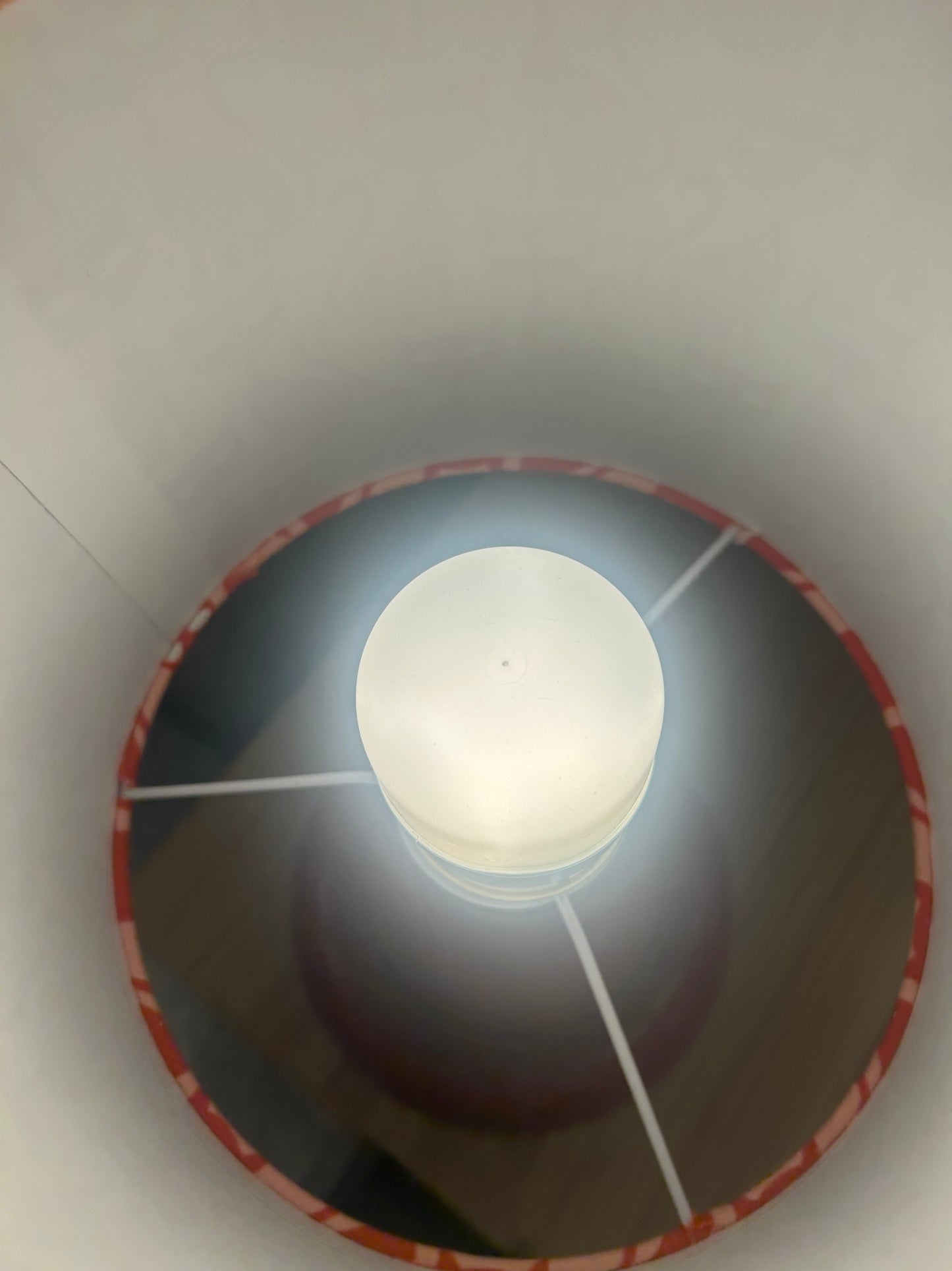 70er Jahre MCM Akzentlampe aus Jasba Vase