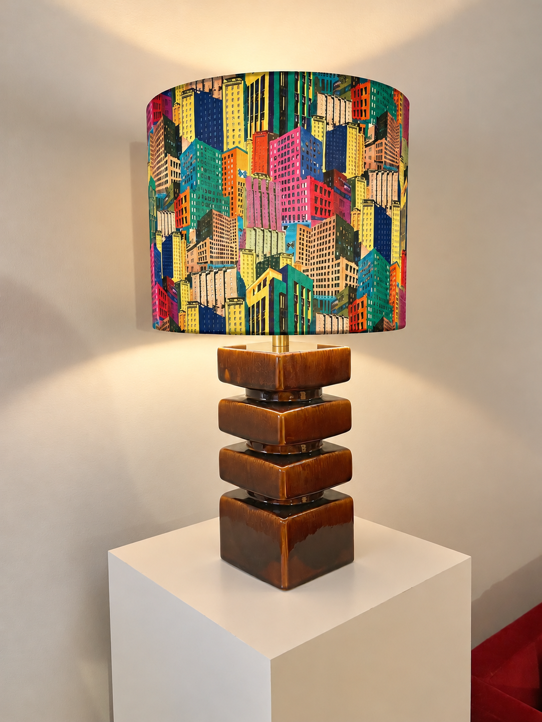 Cityscape Collection - XL Vasenlampe aus Cari Zalloni Vase - 55 cm