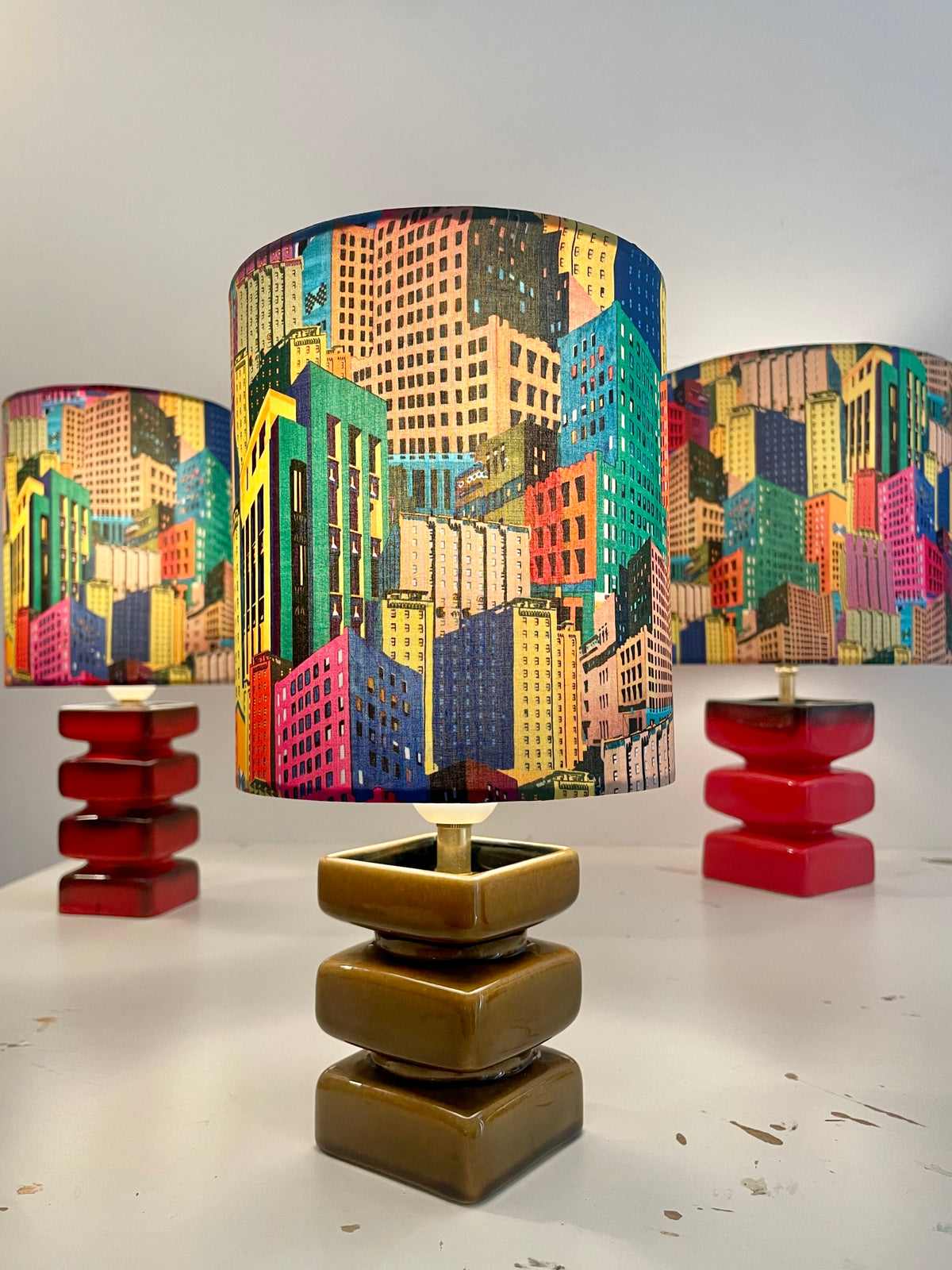 Cityscape Collection - Cari Zalloni pour Steuler Keramik - lampe de table sans fil