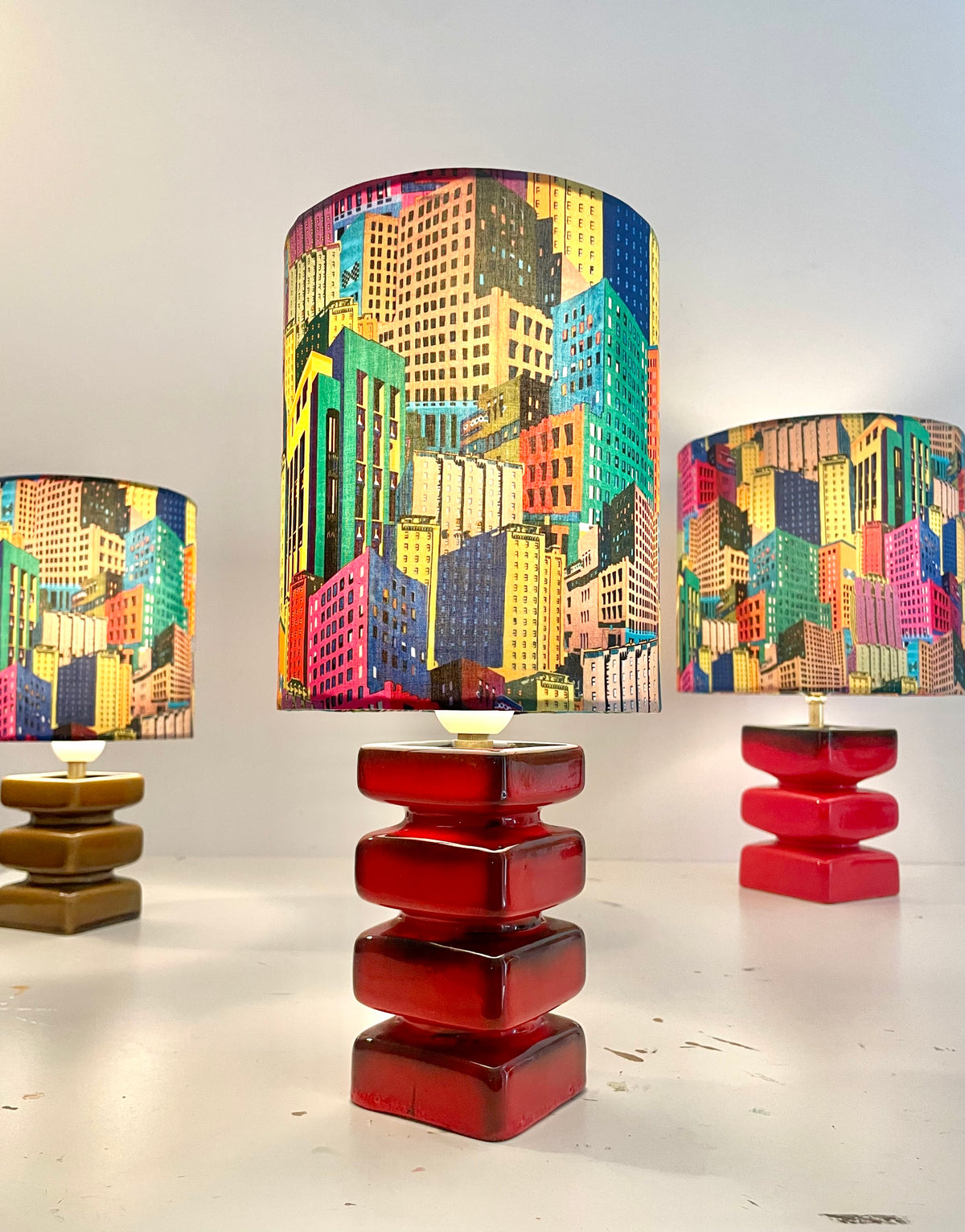 Collection Cityscape – Lampe vase Steuler par Cari Zalloni